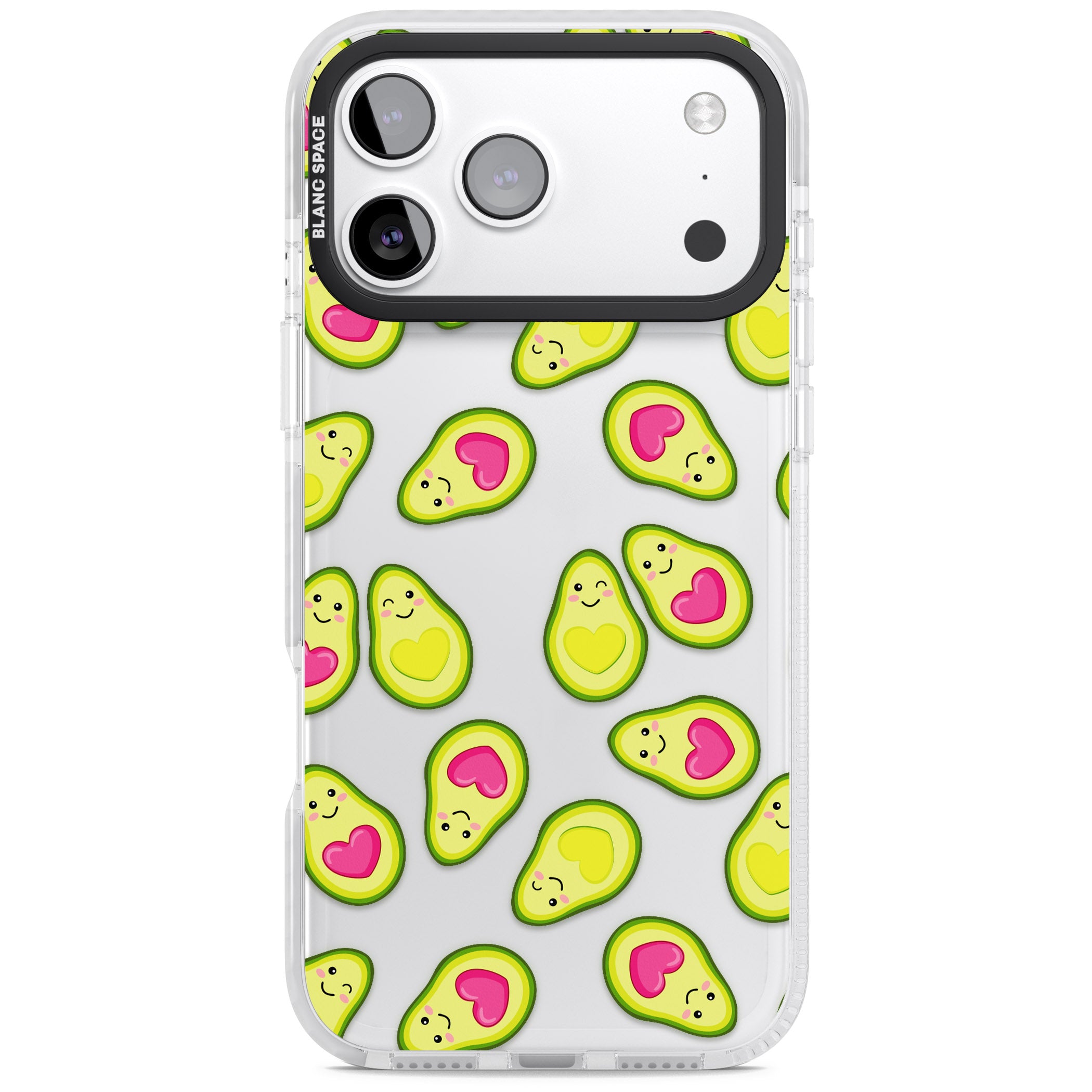 Avocado Love iPhone 17 Pro Impact Clear Phone Case