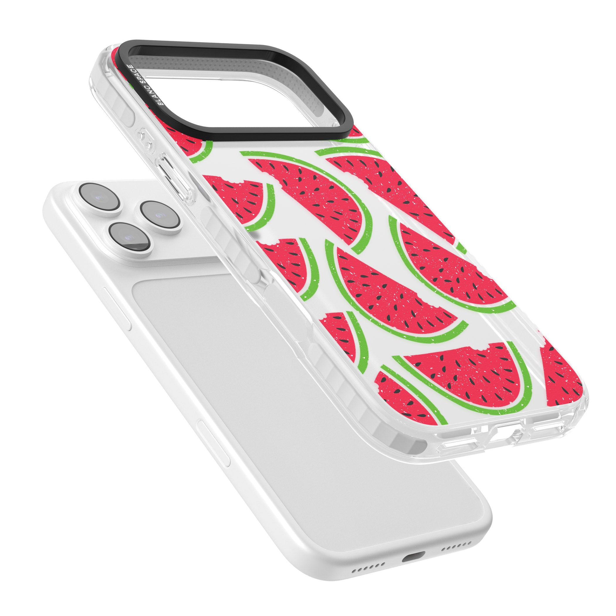 Watermelon Pattern iPhone 17 Pro Impact Clear Phone Case Colours