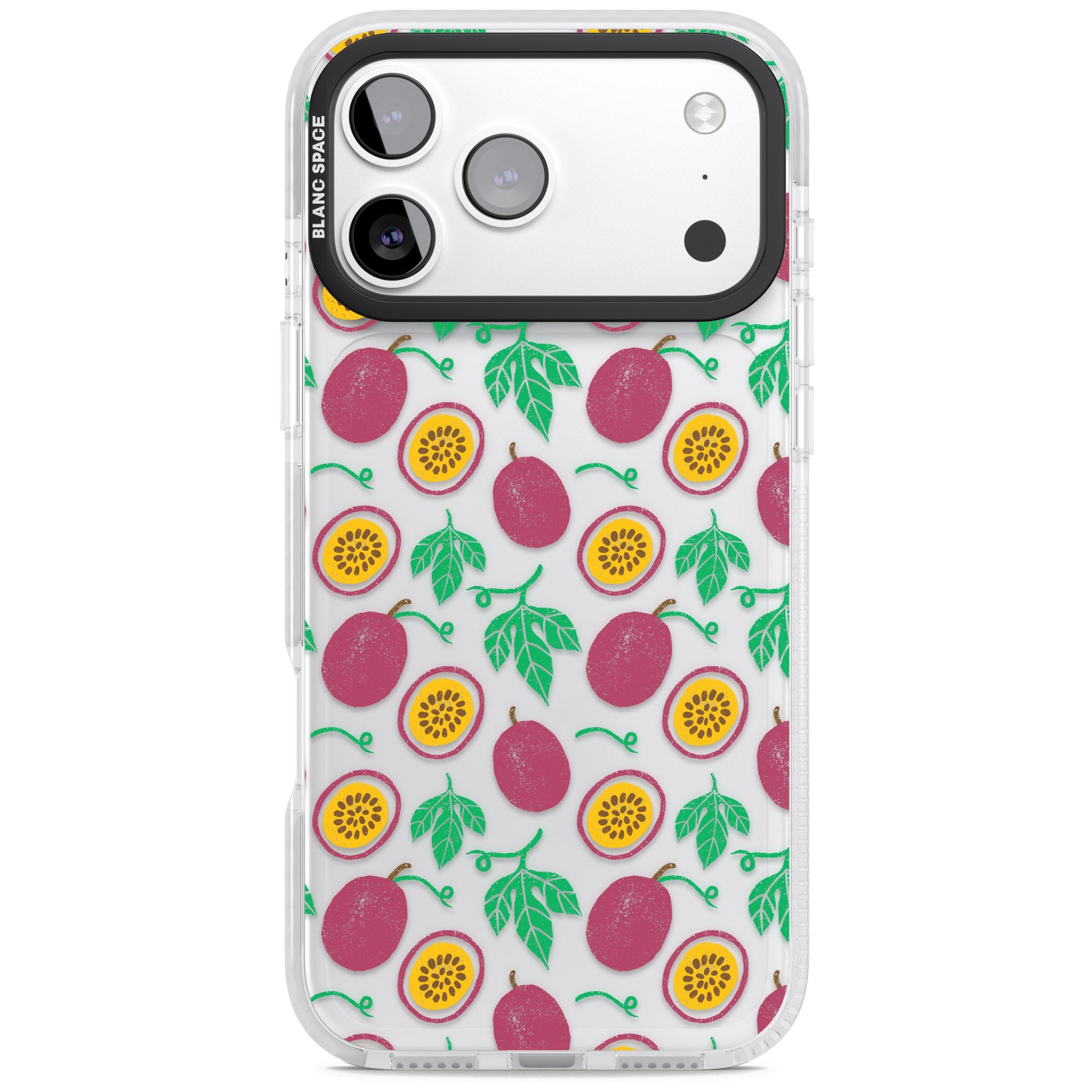 Passion Fruit Paradise iPhone 17 Pro Impact Clear Phone Case