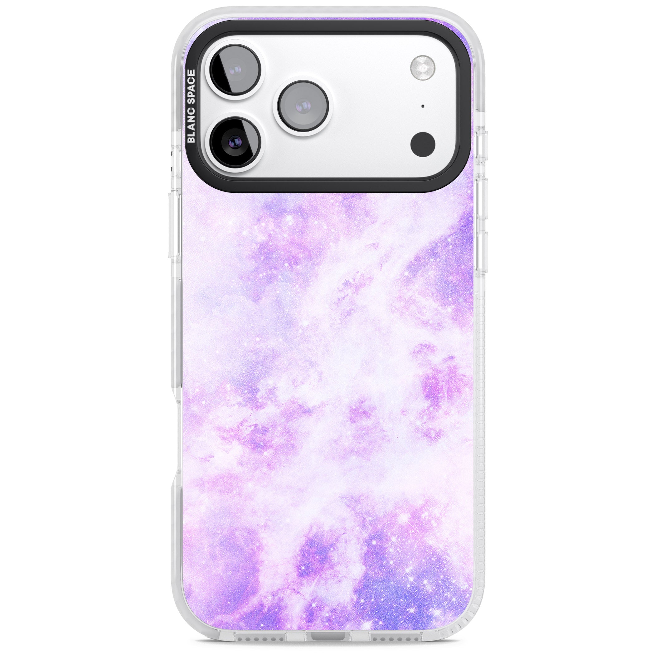 Purple Galaxy Vibes iPhone 17 Pro Impact Clear Phone Case