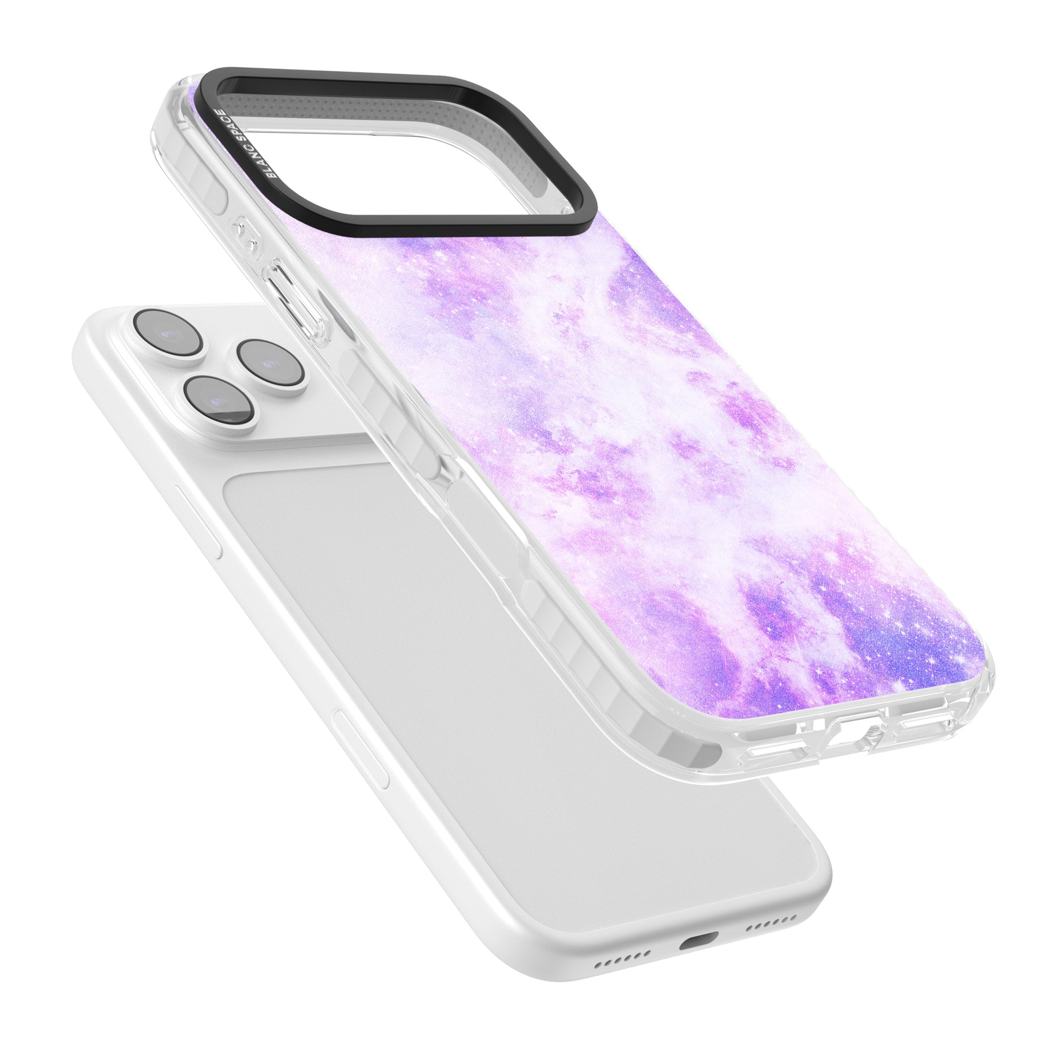 Purple Galaxy Vibes iPhone 17 Pro Impact Clear Phone Case Colours