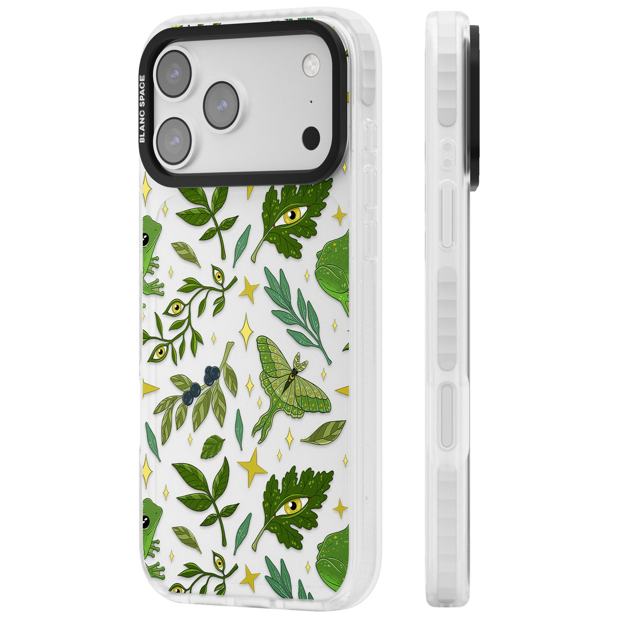 Forest Senses iPhone 17 Pro Max Impact Clear Phone Case side