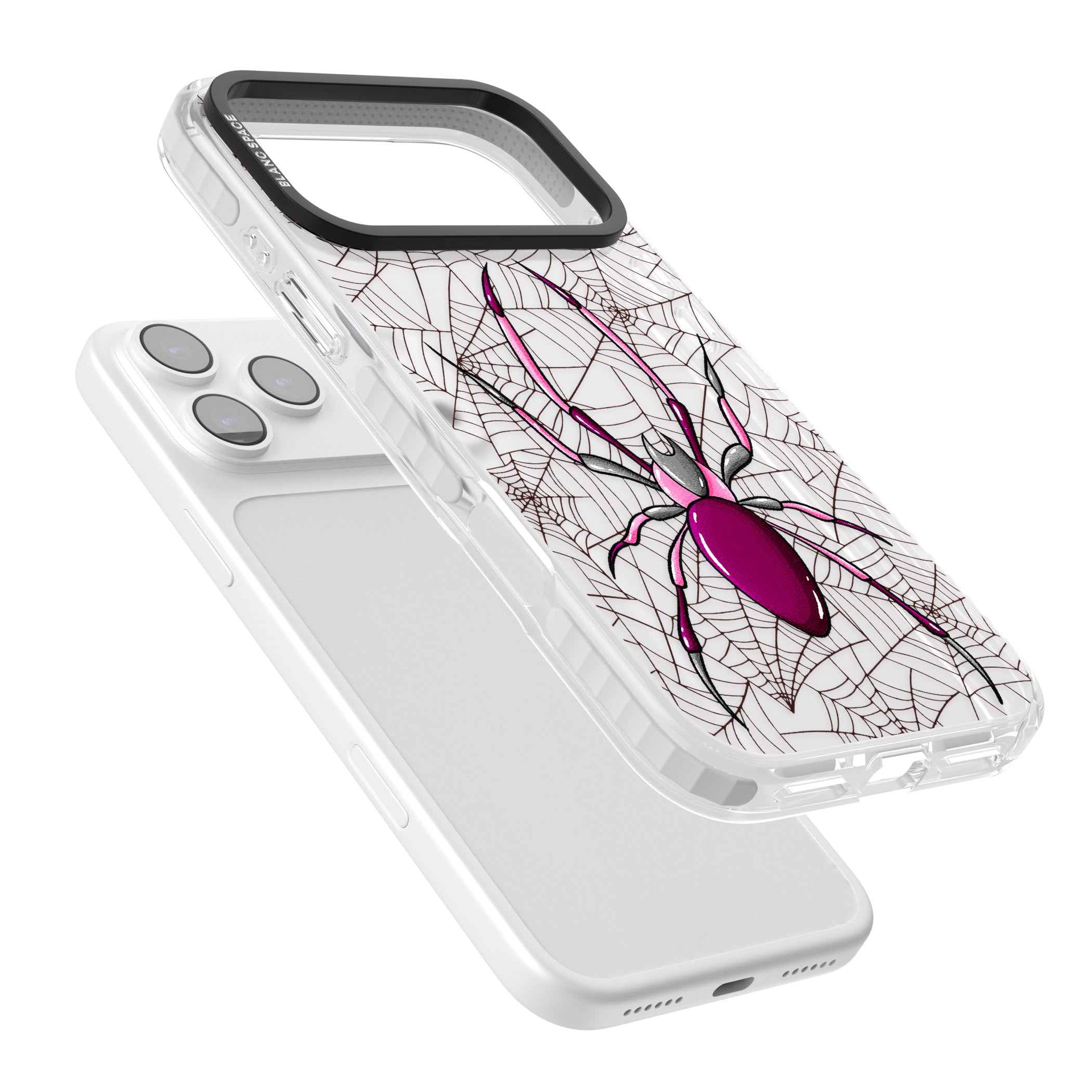 Arachnophobia iPhone 17 Pro Impact Clear Phone Case Colours