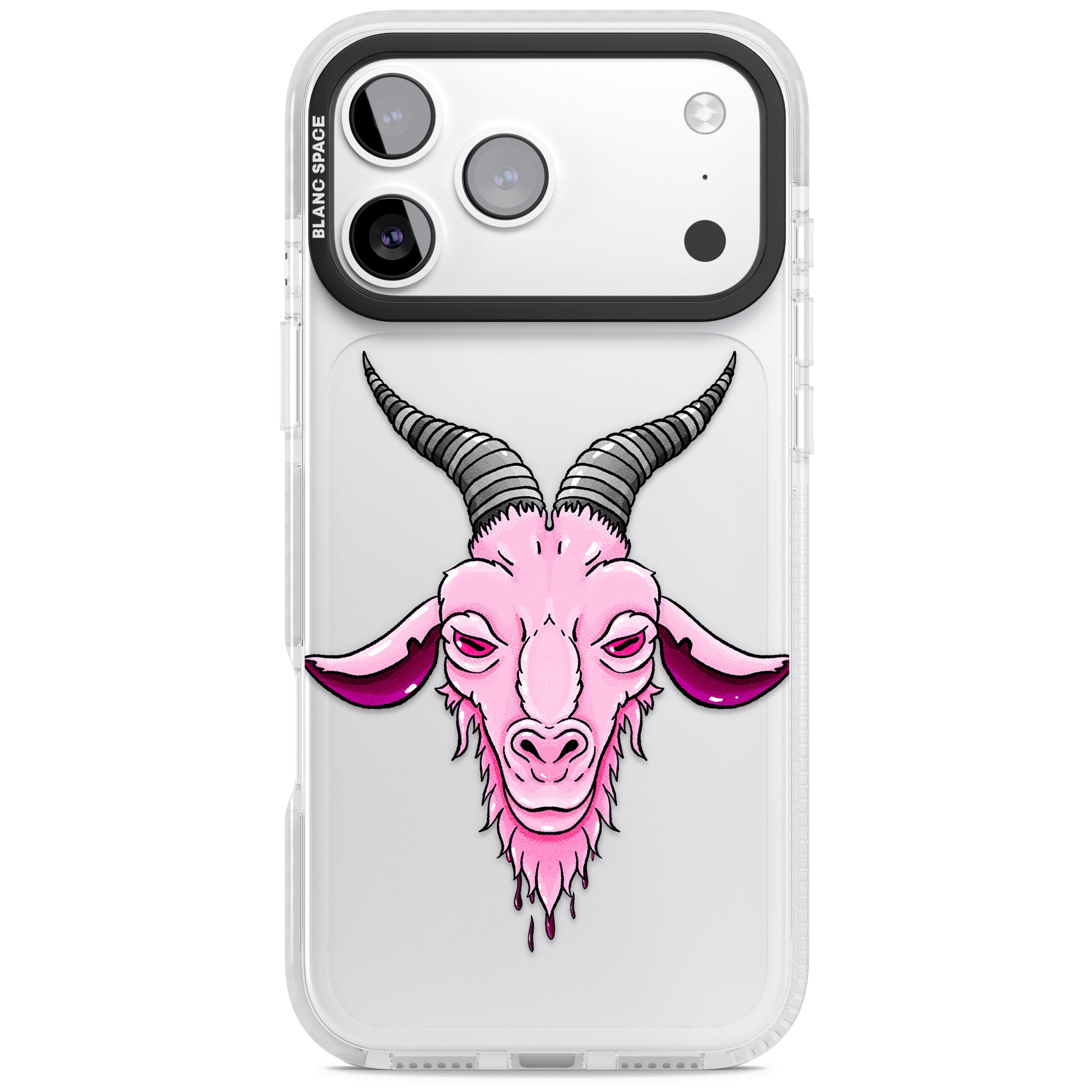 Ba Phomet iPhone 17 Pro Impact Clear Phone Case