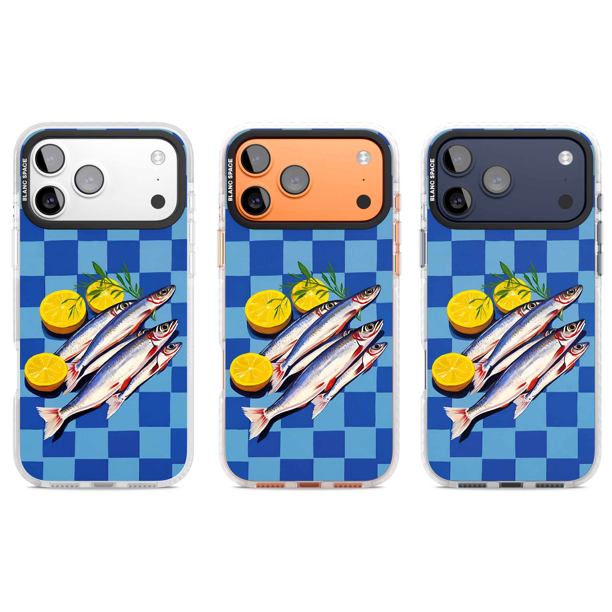 Fish & Lemons iPhone 17 Pro Impact Clear Phone Case APT Impact Protection