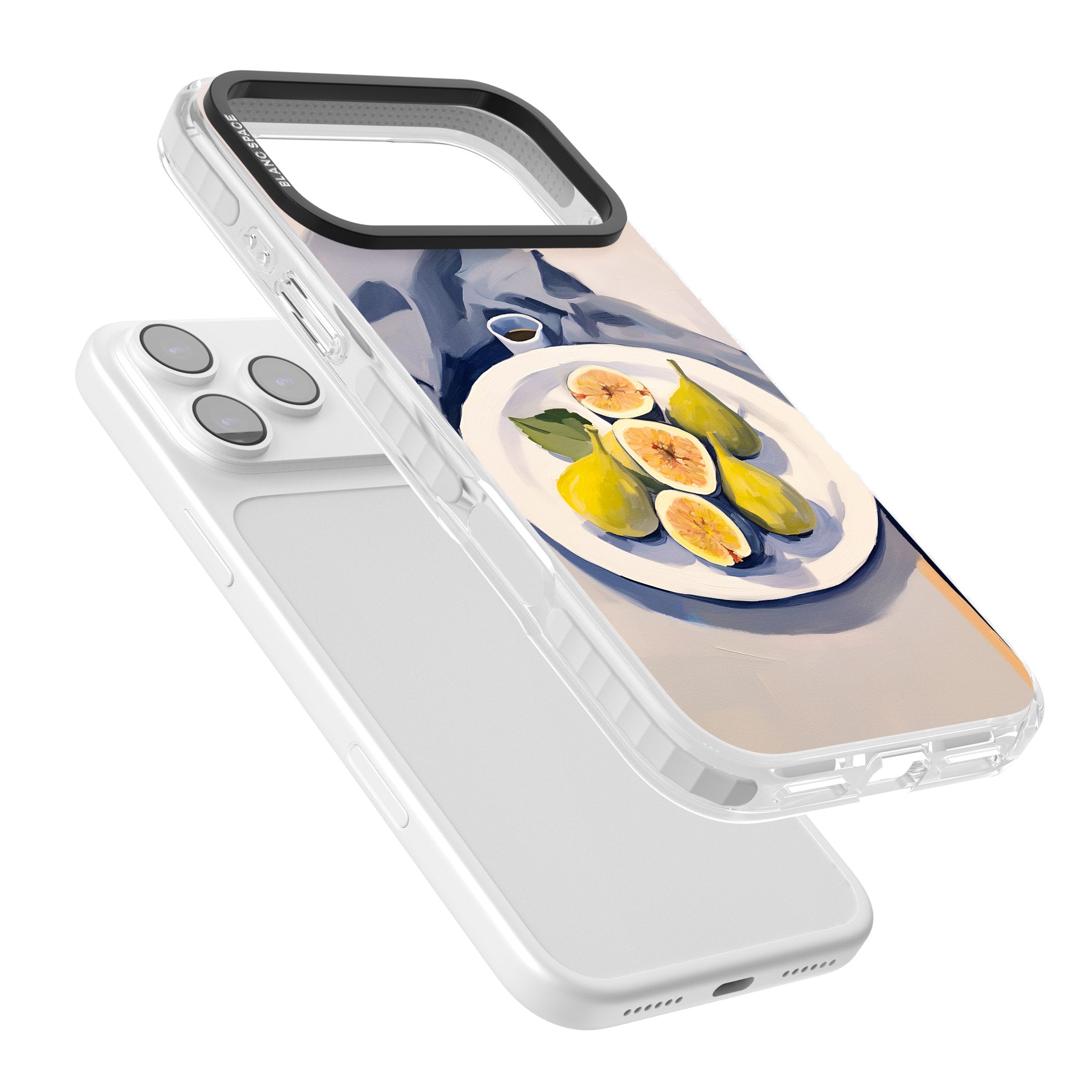 Plate of Pears iPhone 17 Pro Impact Clear Phone Case Colours