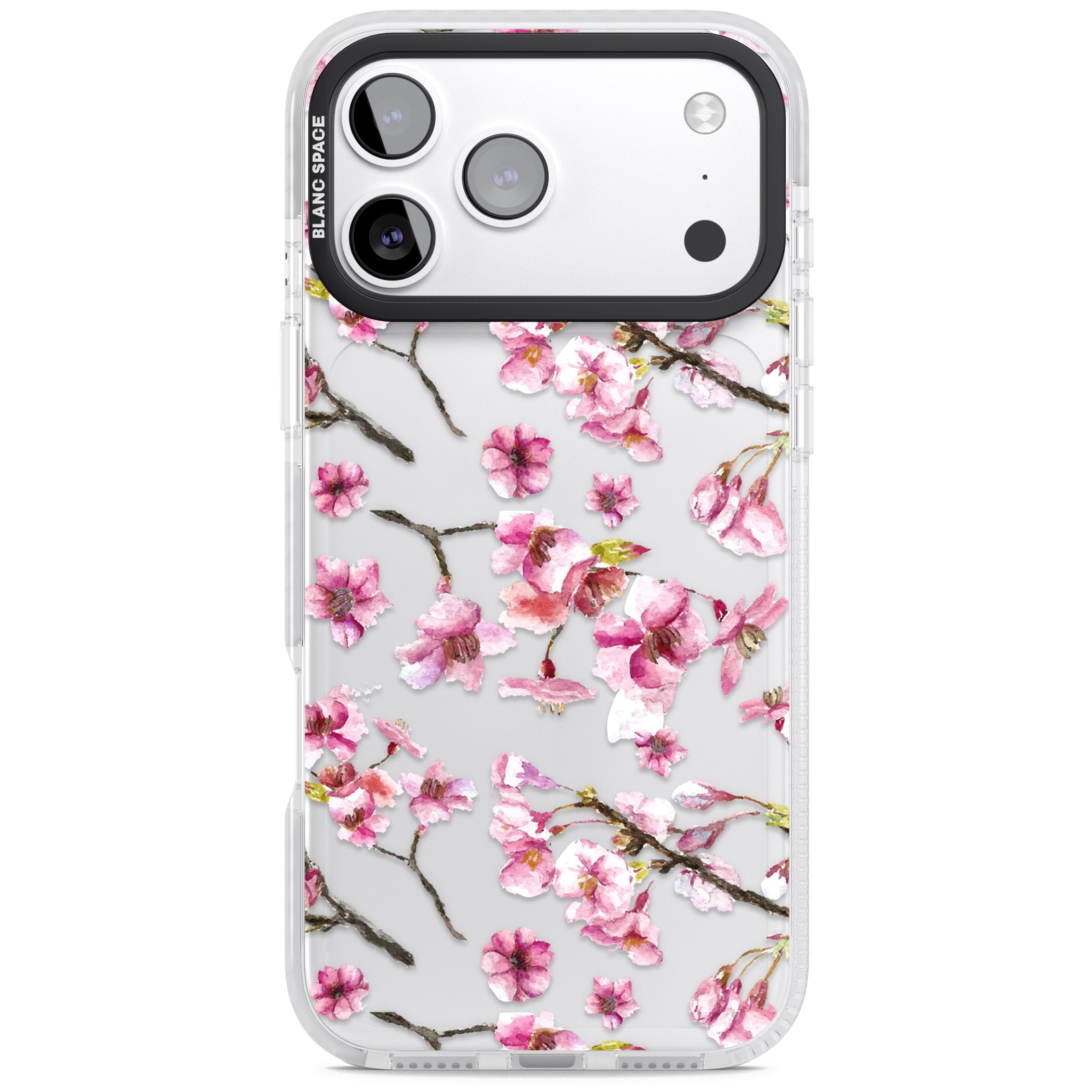 Sakura Bloom iPhone 17 Pro Impact Clear Phone Case