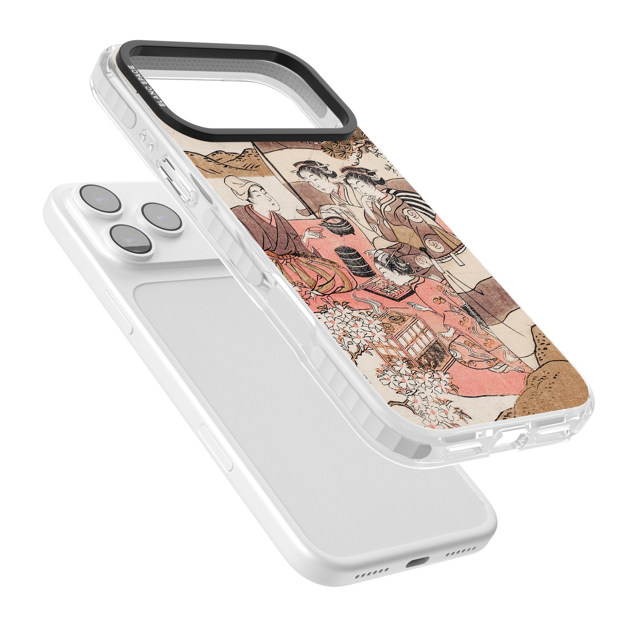 Japanese Afternoon Tea iPhone 17 Pro Impact Clear Phone Case Colours