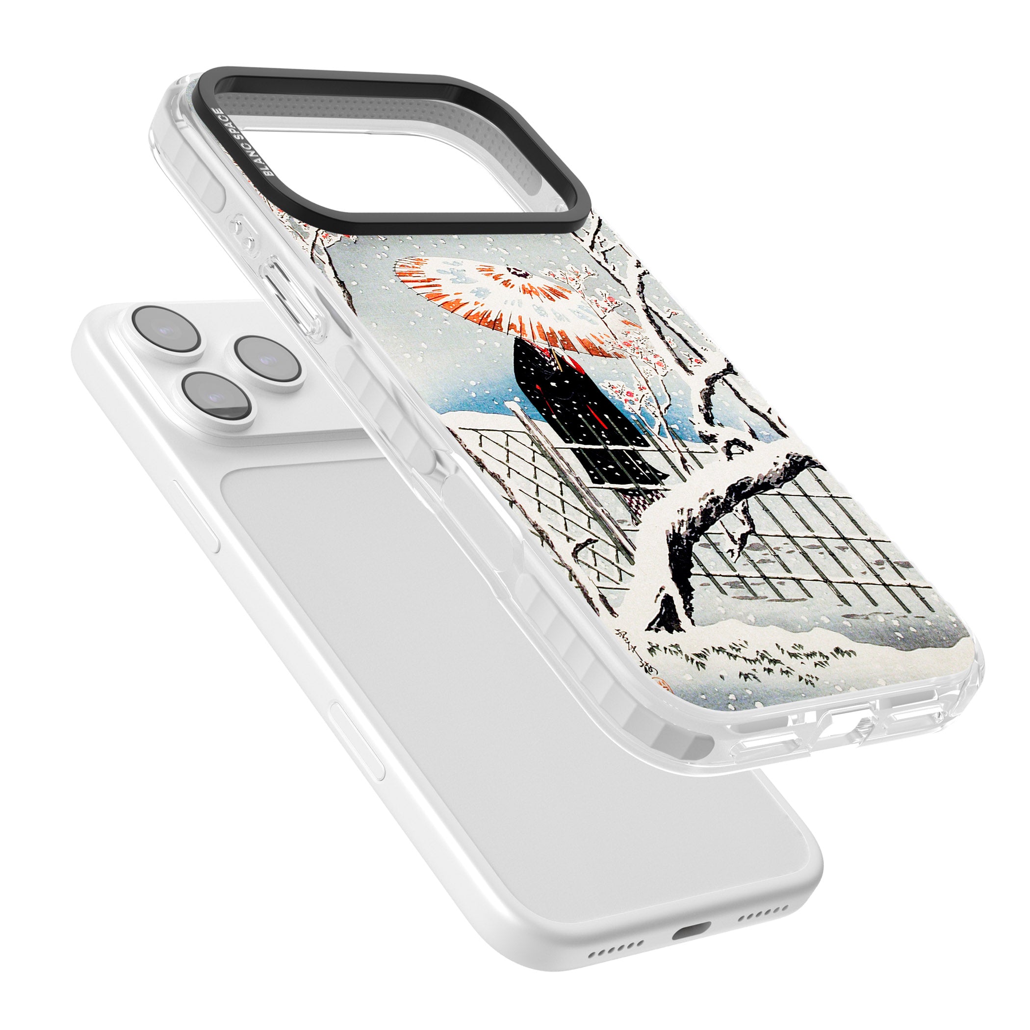 Plum Tree In Snow By Hiroaki Takahashi iPhone 17 Pro Impact Clear Phone Case Colours