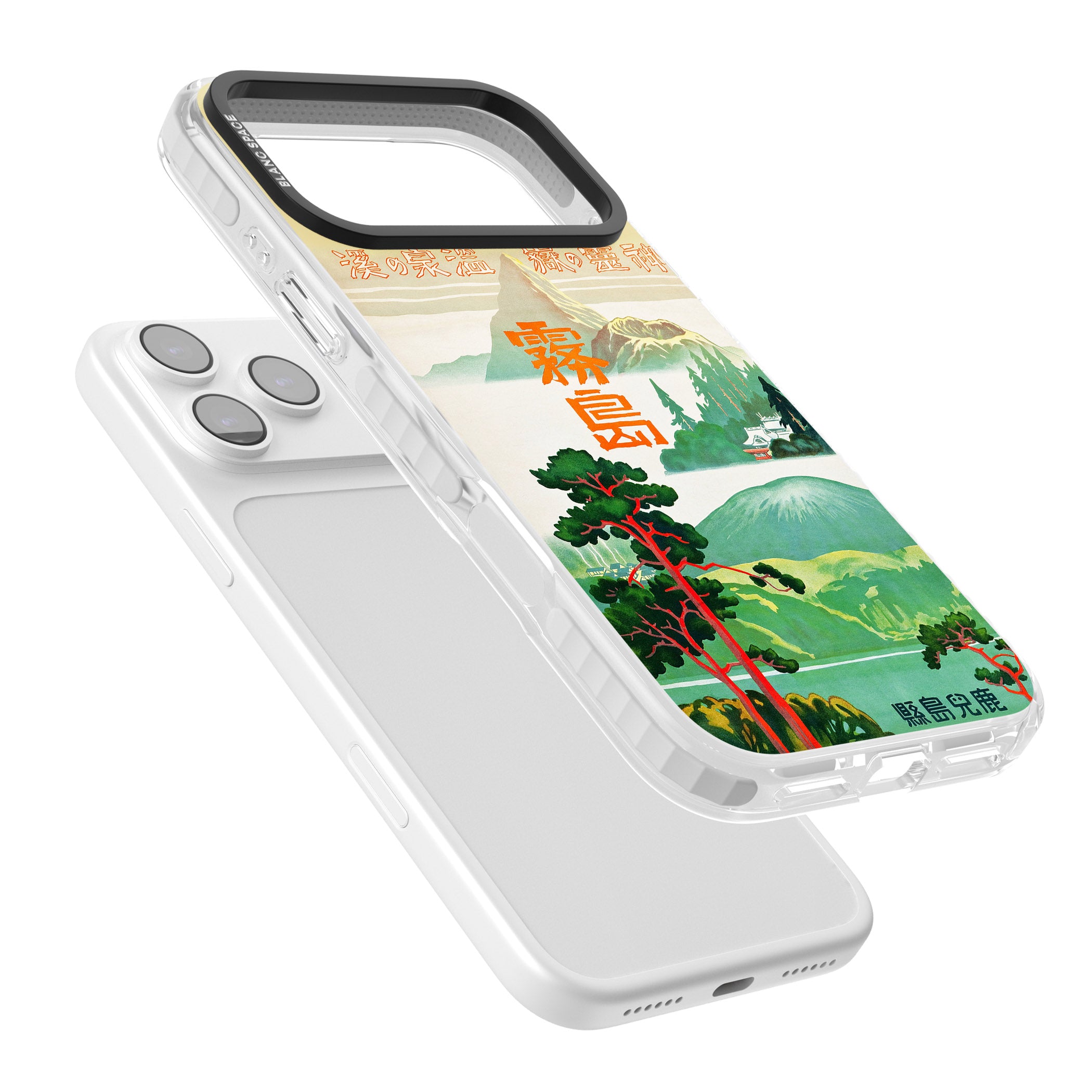 Japan Travel Poster (1930S) iPhone 17 Pro Impact Clear Phone Case Colours