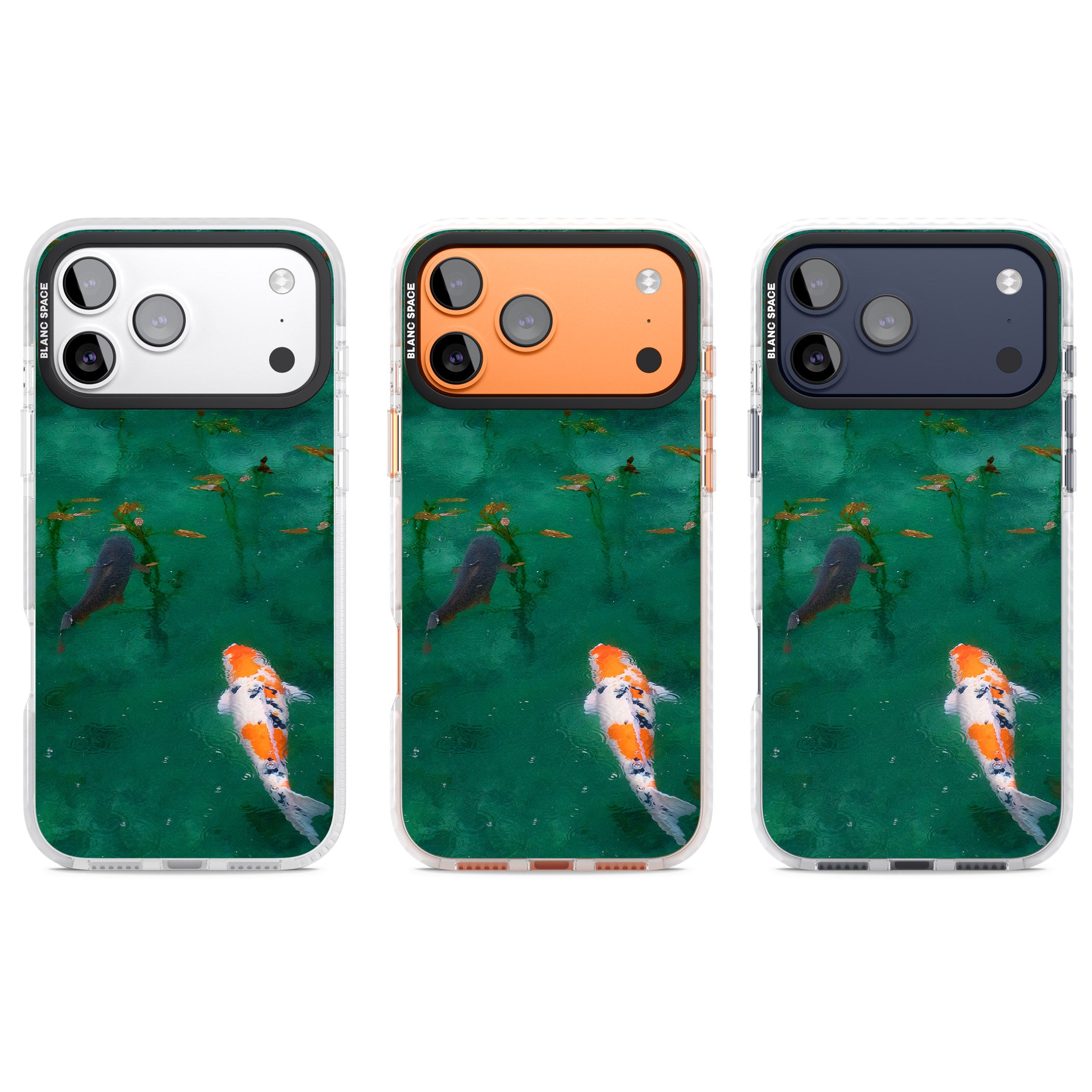 Koi Fish iPhone 17 Pro Impact Clear Phone Case APT Impact Protection