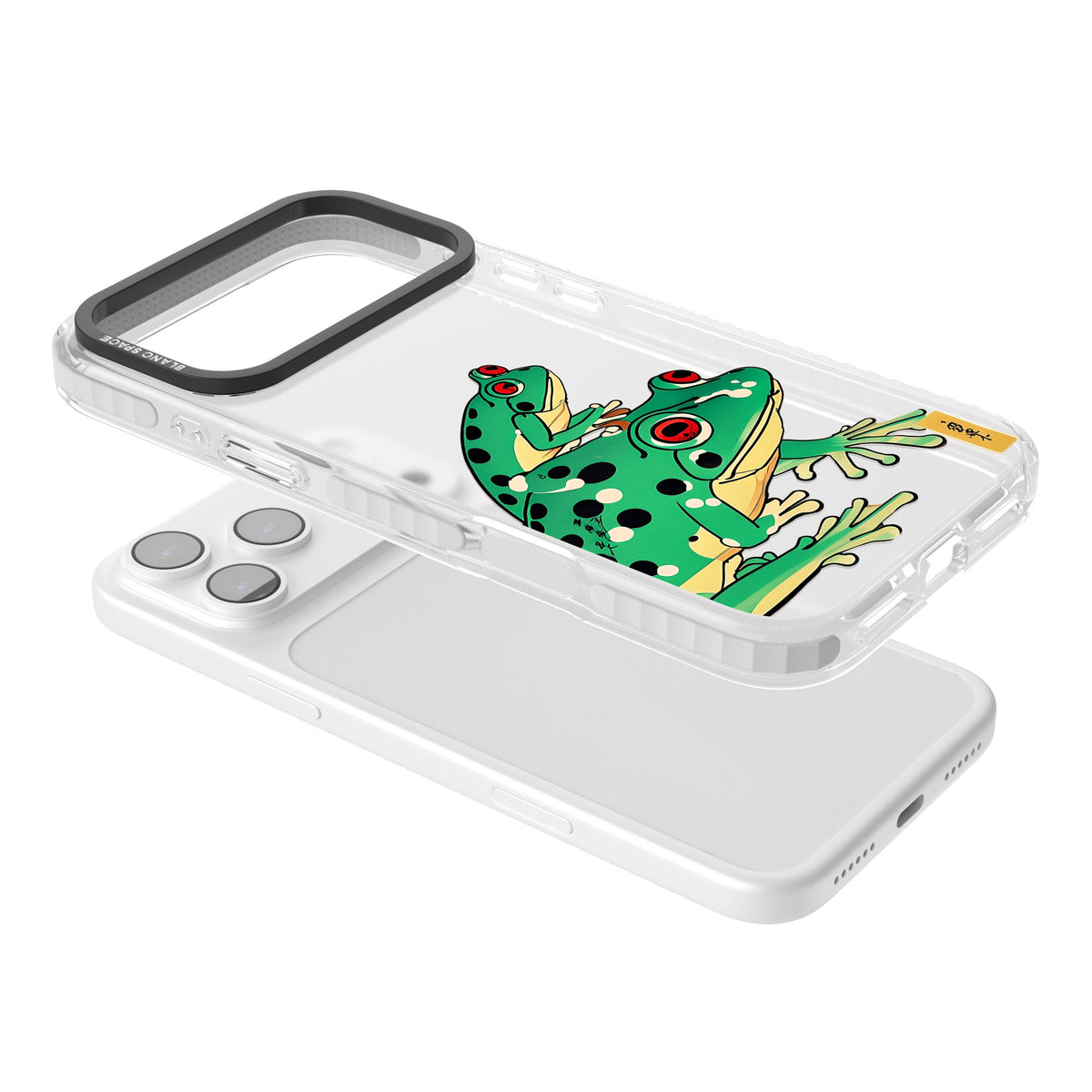 Jade Leap iPhone 17 Pro Max Impact Clear Phone Case angled