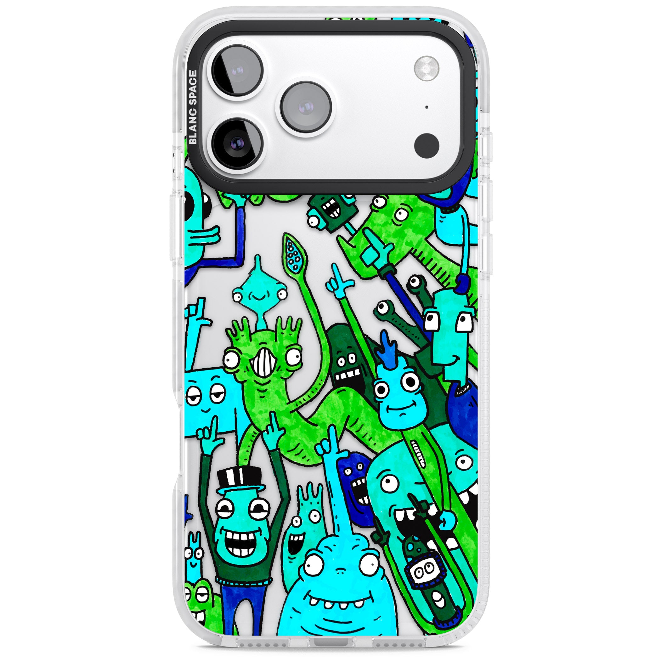 Don'T Point iPhone 17 Pro Impact Clear Phone Case