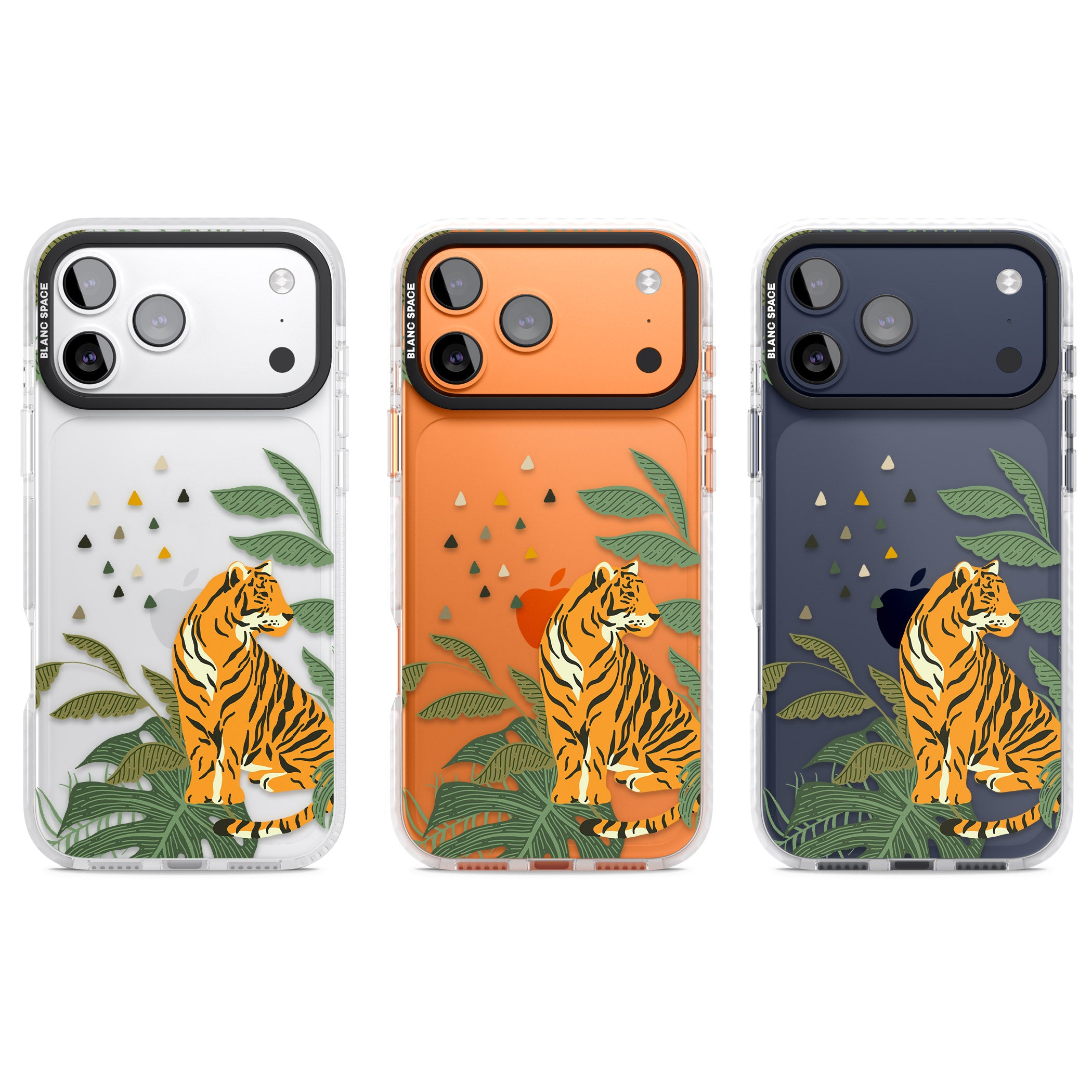 Tiger Jungle iPhone 17 Pro Impact Clear Phone Case APT Impact Protection