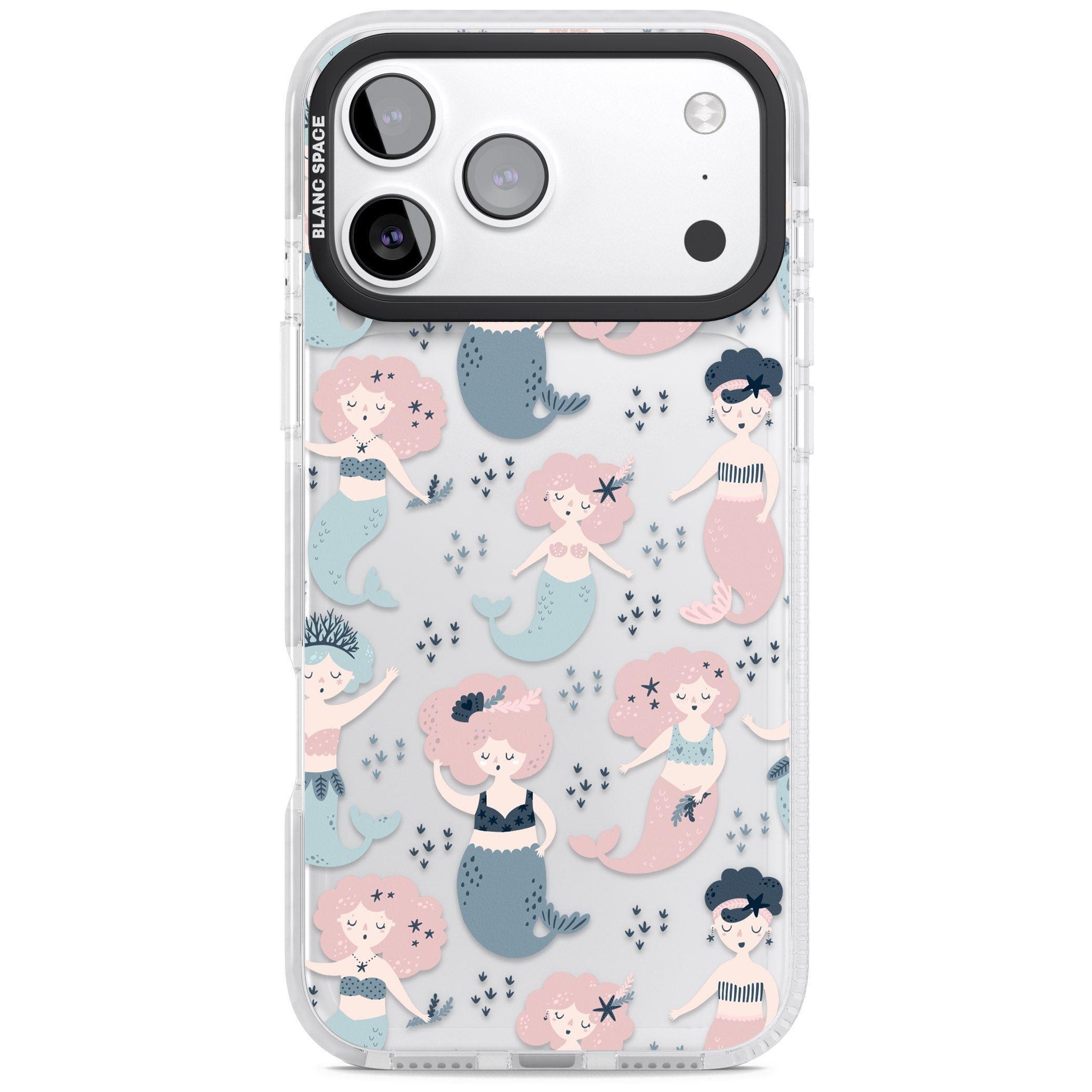 Under The Sea Mermaids (Clear) iPhone 17 Pro Impact Clear Phone Case