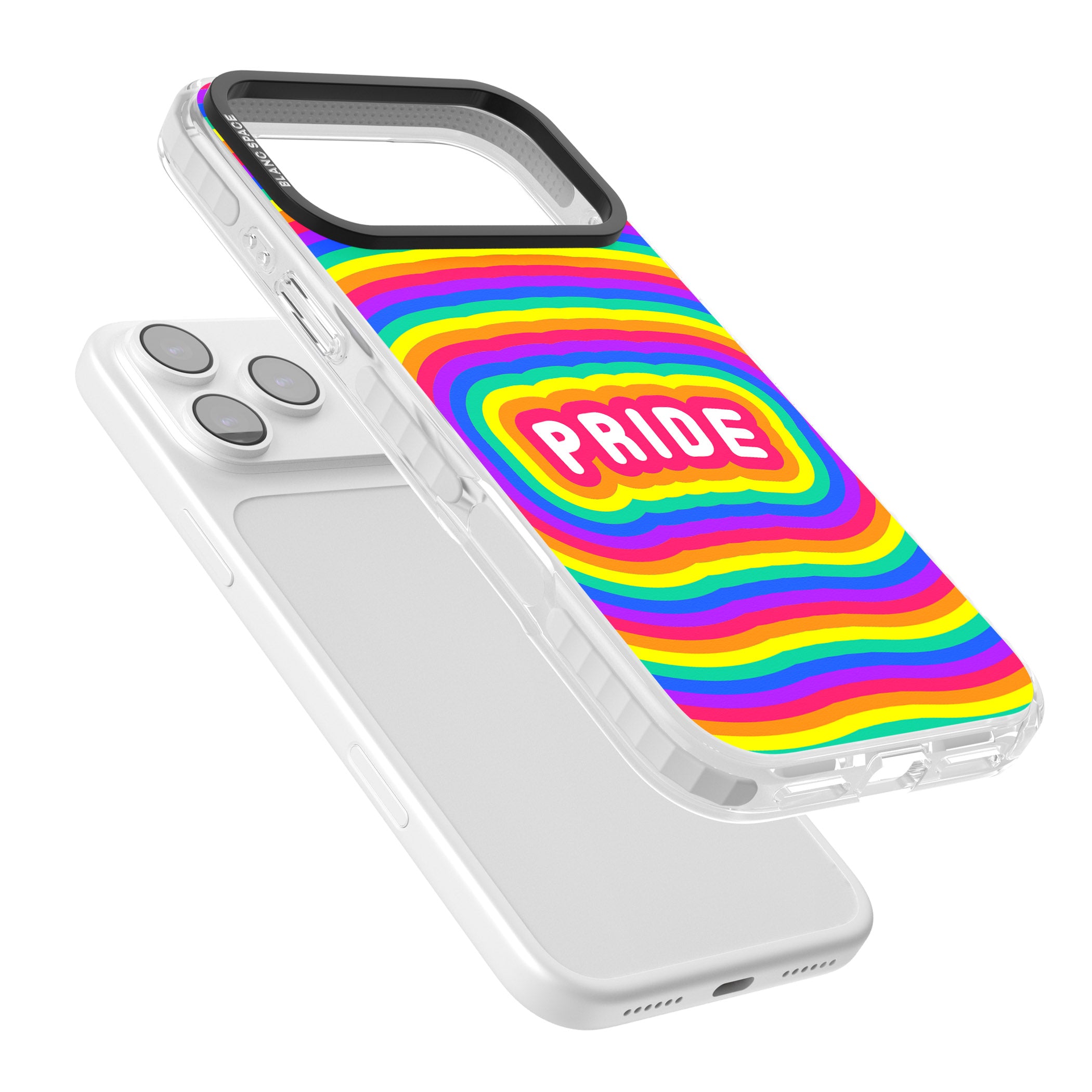 Pride iPhone 17 Pro Impact Clear Phone Case Colours