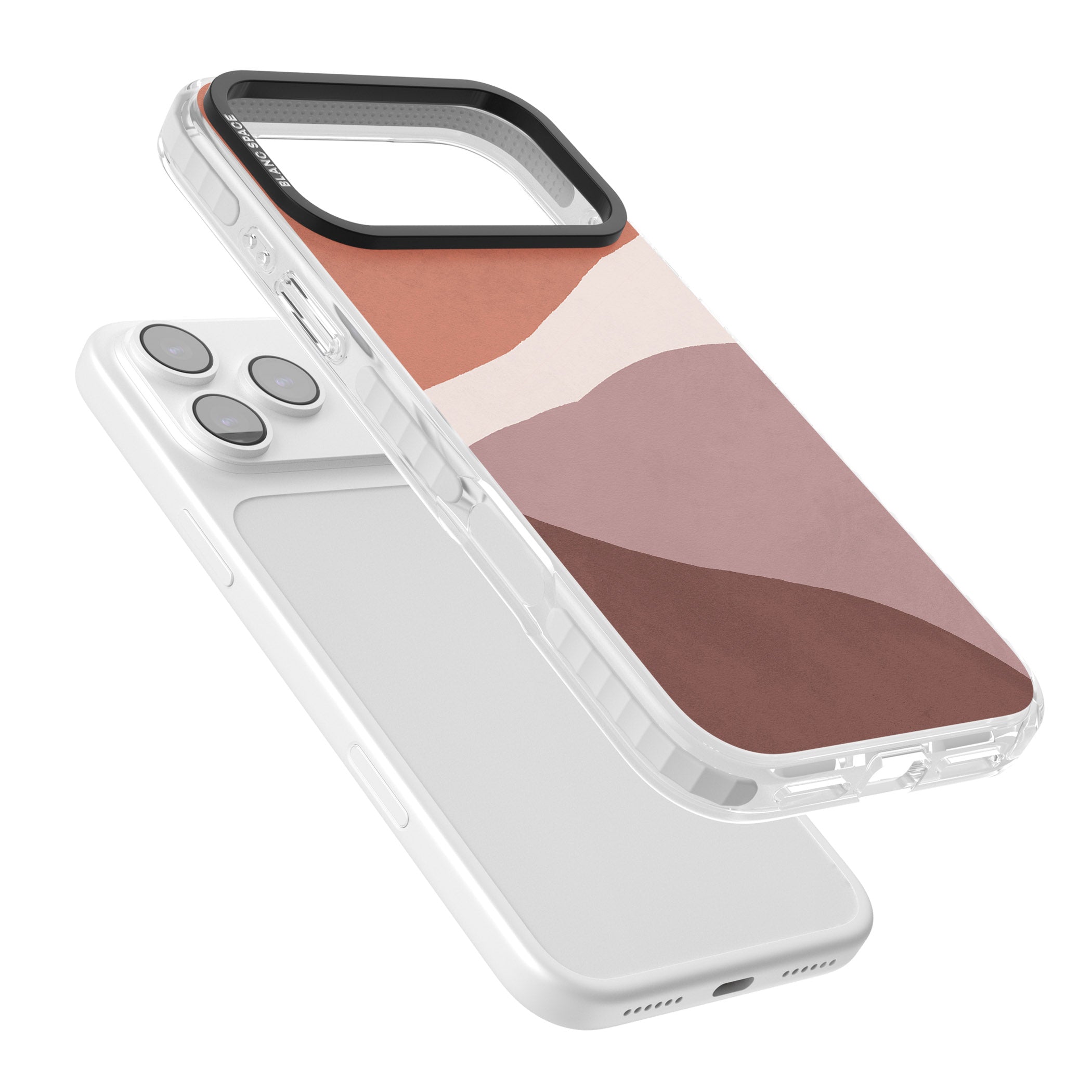 Lush Abstract Watercolour Design #2 iPhone 17 Pro Impact Pro Clear Phone Case Colours