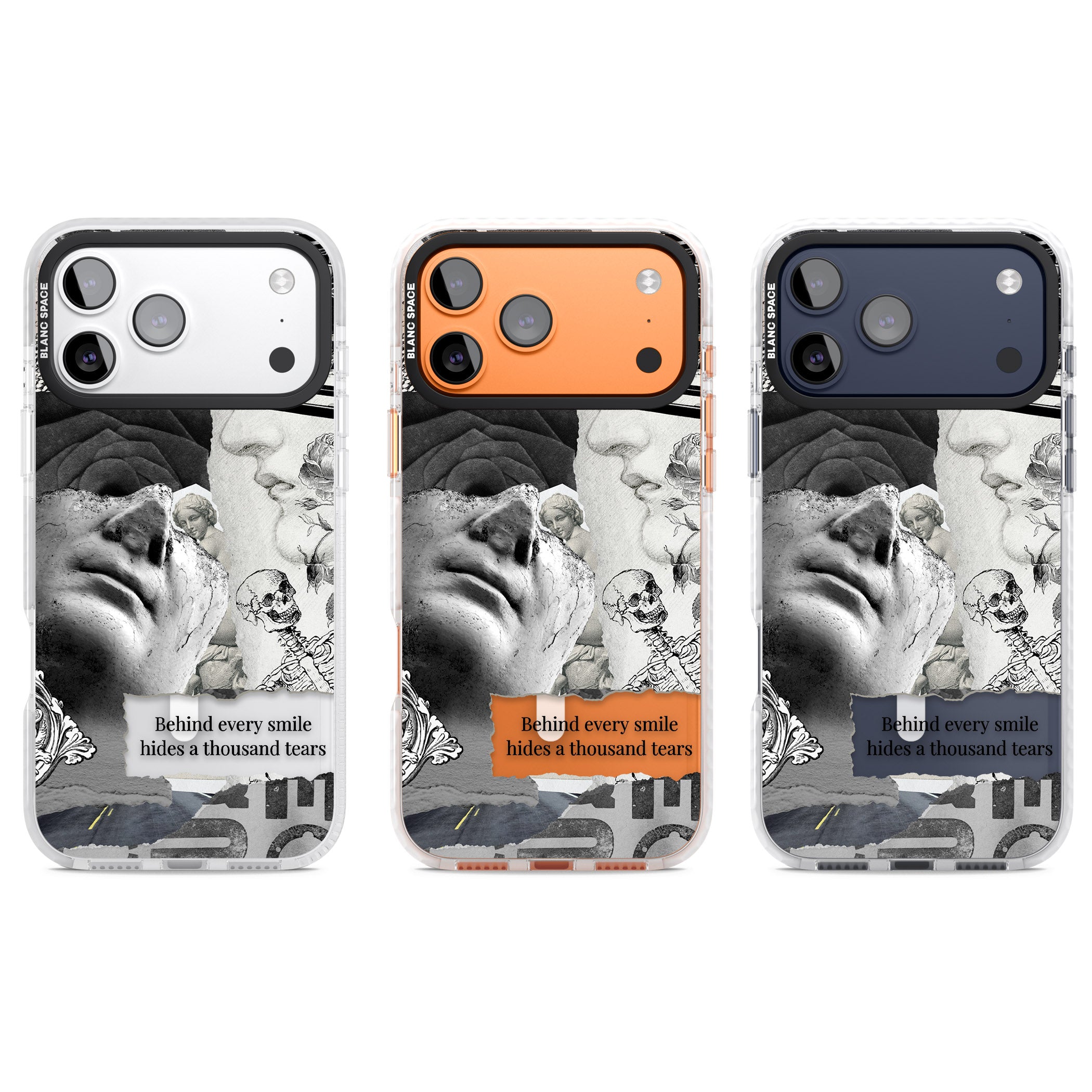 Behind Every Smile iPhone 17 Pro Impact Pro Clear Phone Case APT Impact Protection