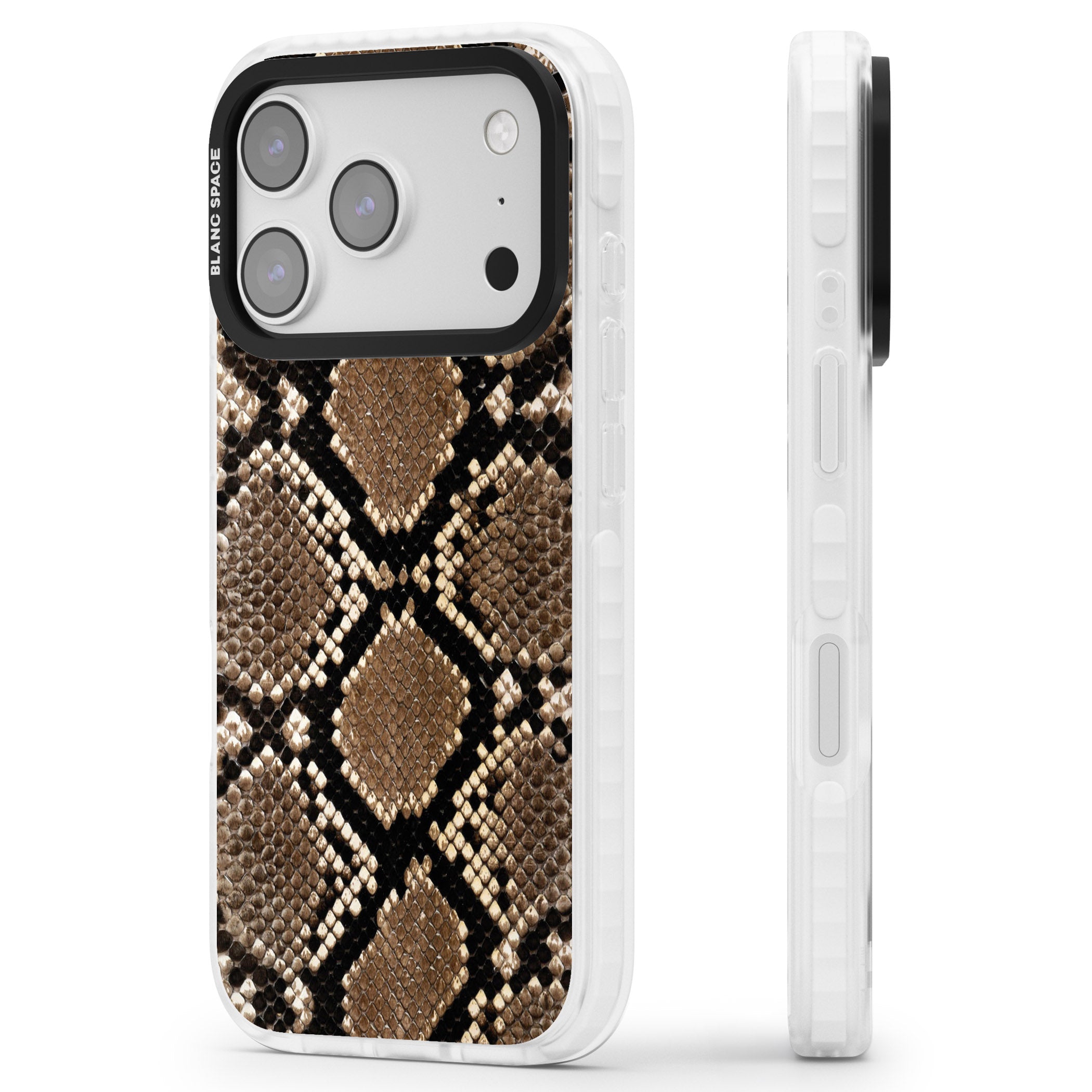 Snakeskin iPhone 17 Pro Impact Pro Clear Phone Case Side Profile