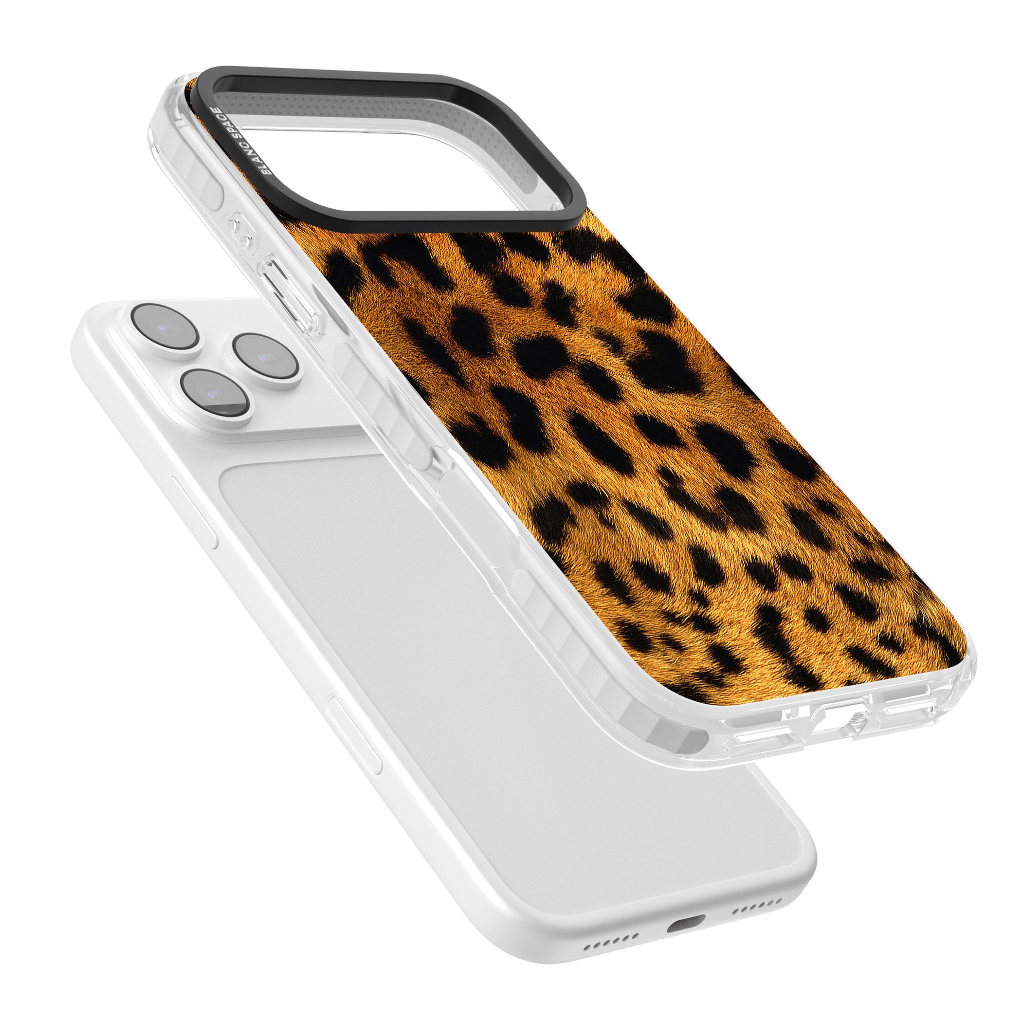 Leopard Print iPhone 17 Pro Max Impact Pro Clear Phone Case Colours