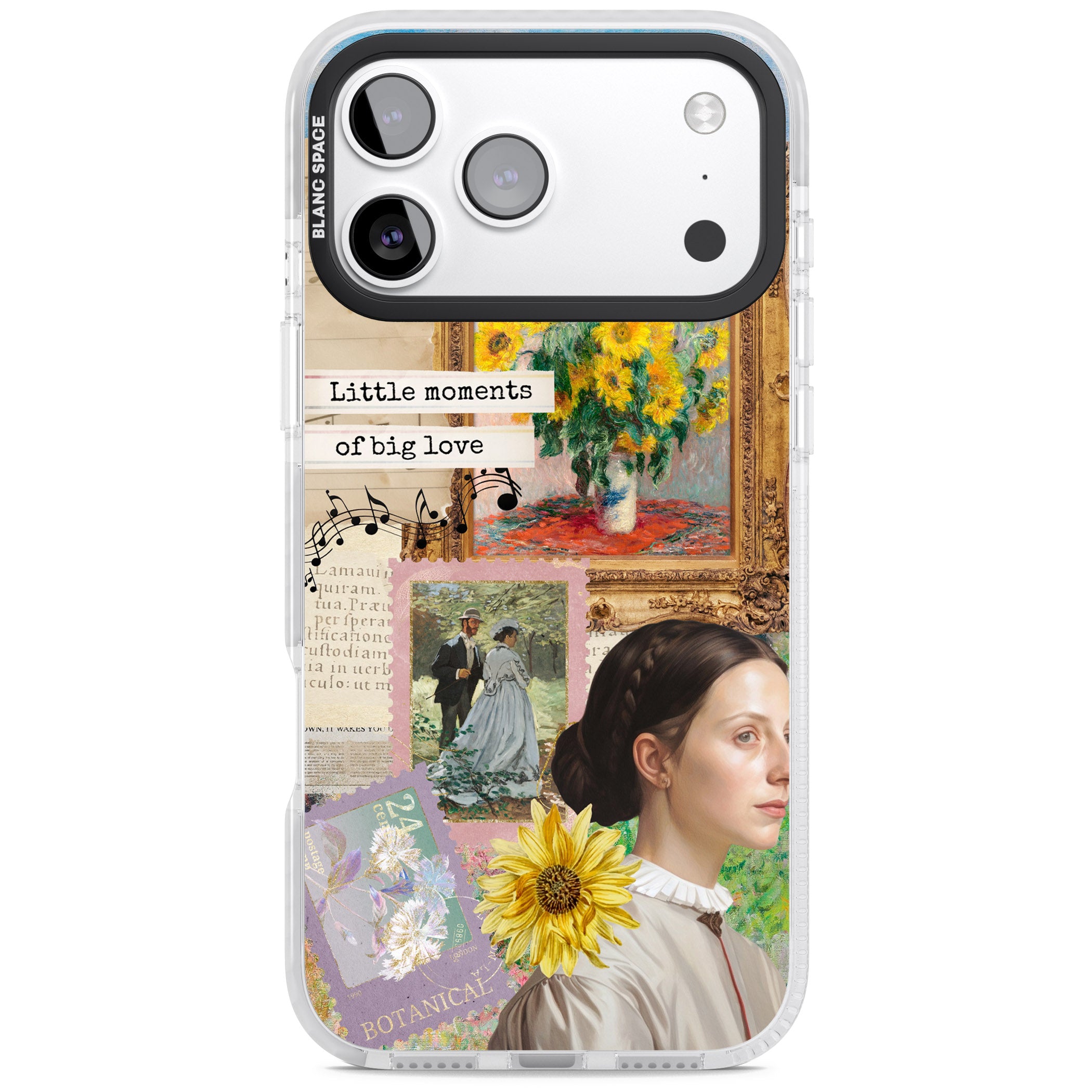 Monet 'Little Moments' Collage iPhone 17 Pro Impact Pro Clear Phone Case