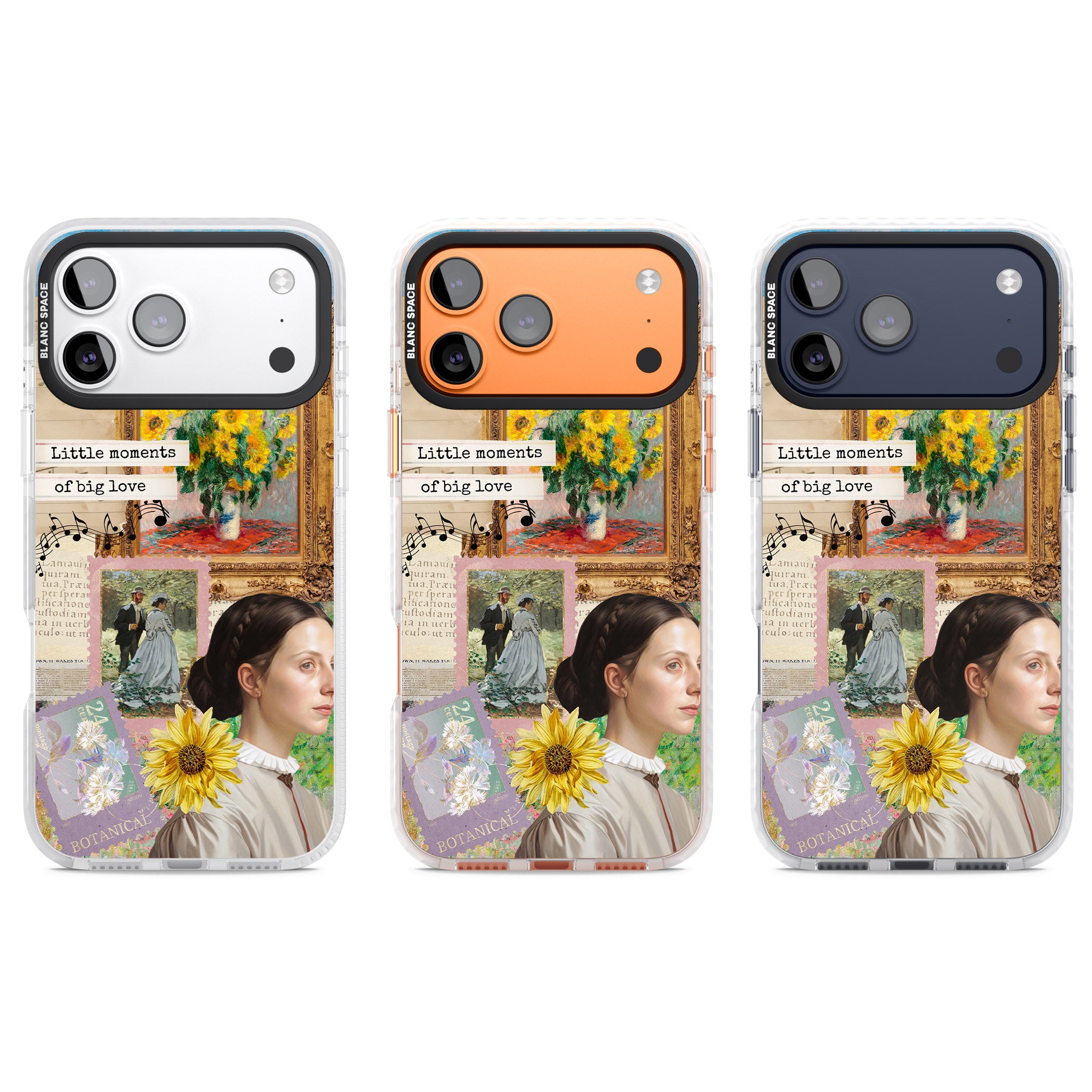 Monet 'Little Moments' Collage iPhone 17 Pro Impact Pro Clear Phone Case APT Impact Protection
