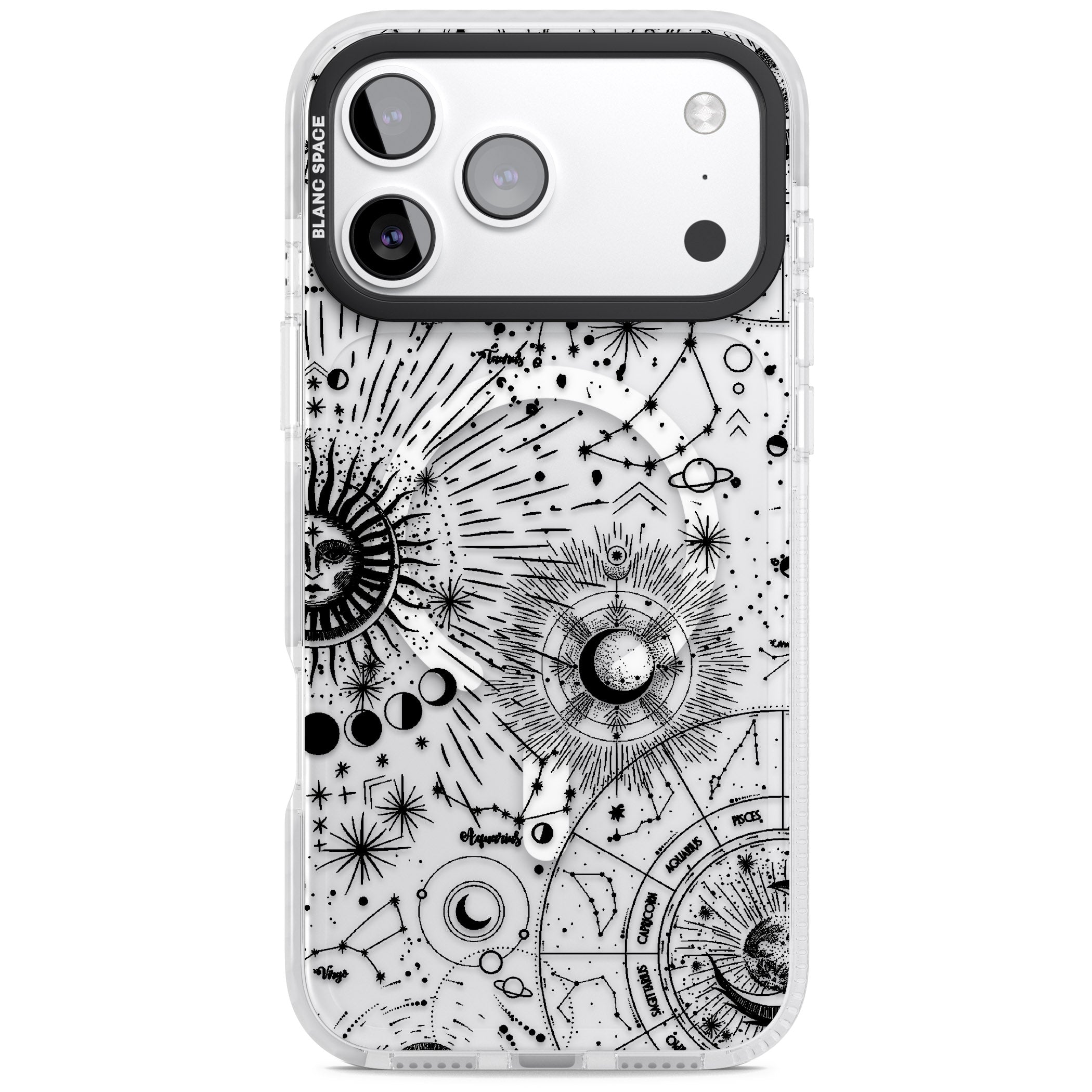 Celestial Chart iPhone 17 Pro Impact Pro Clear Phone Case