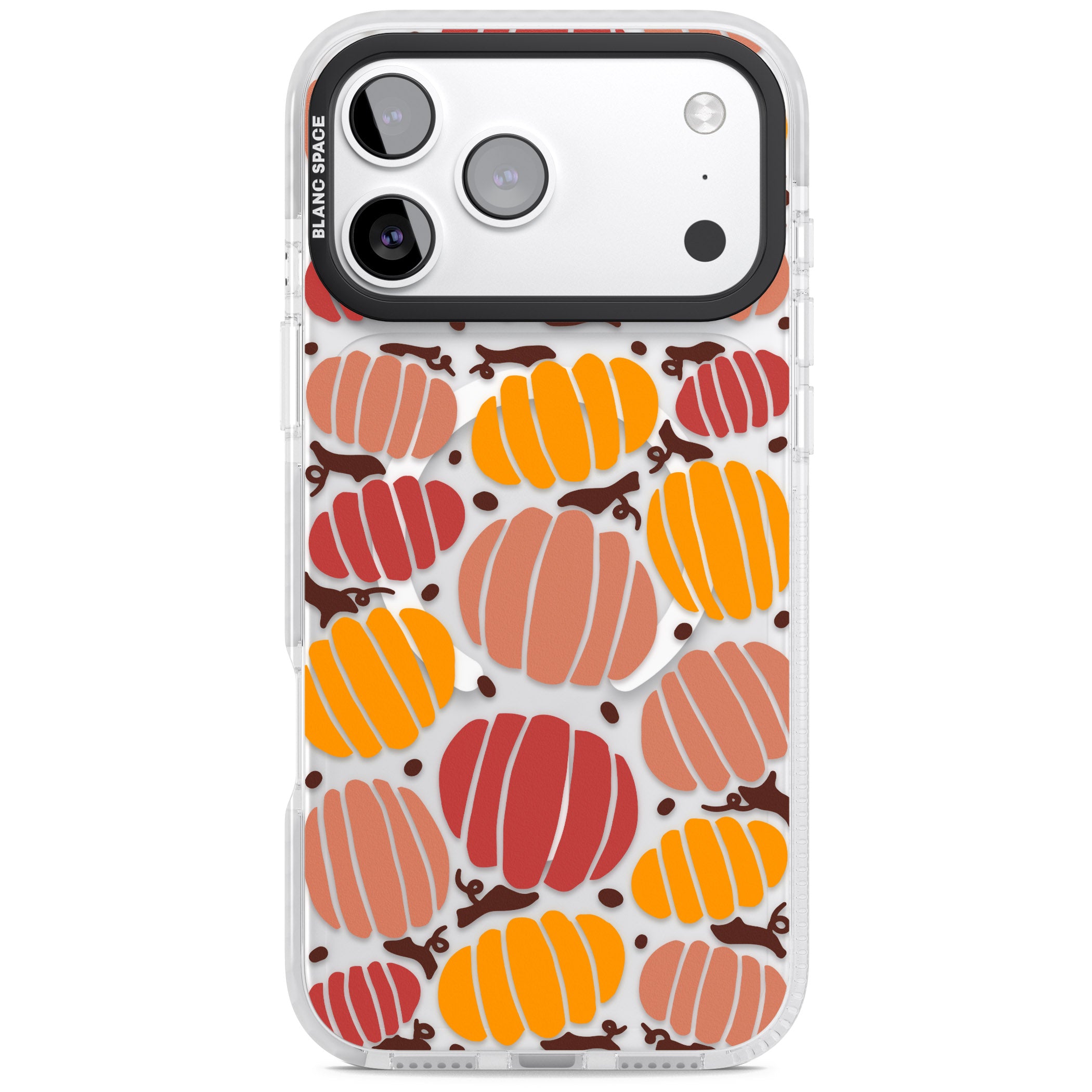Autumn Pumpkin Patch iPhone 17 Pro Impact Pro Clear Phone Case