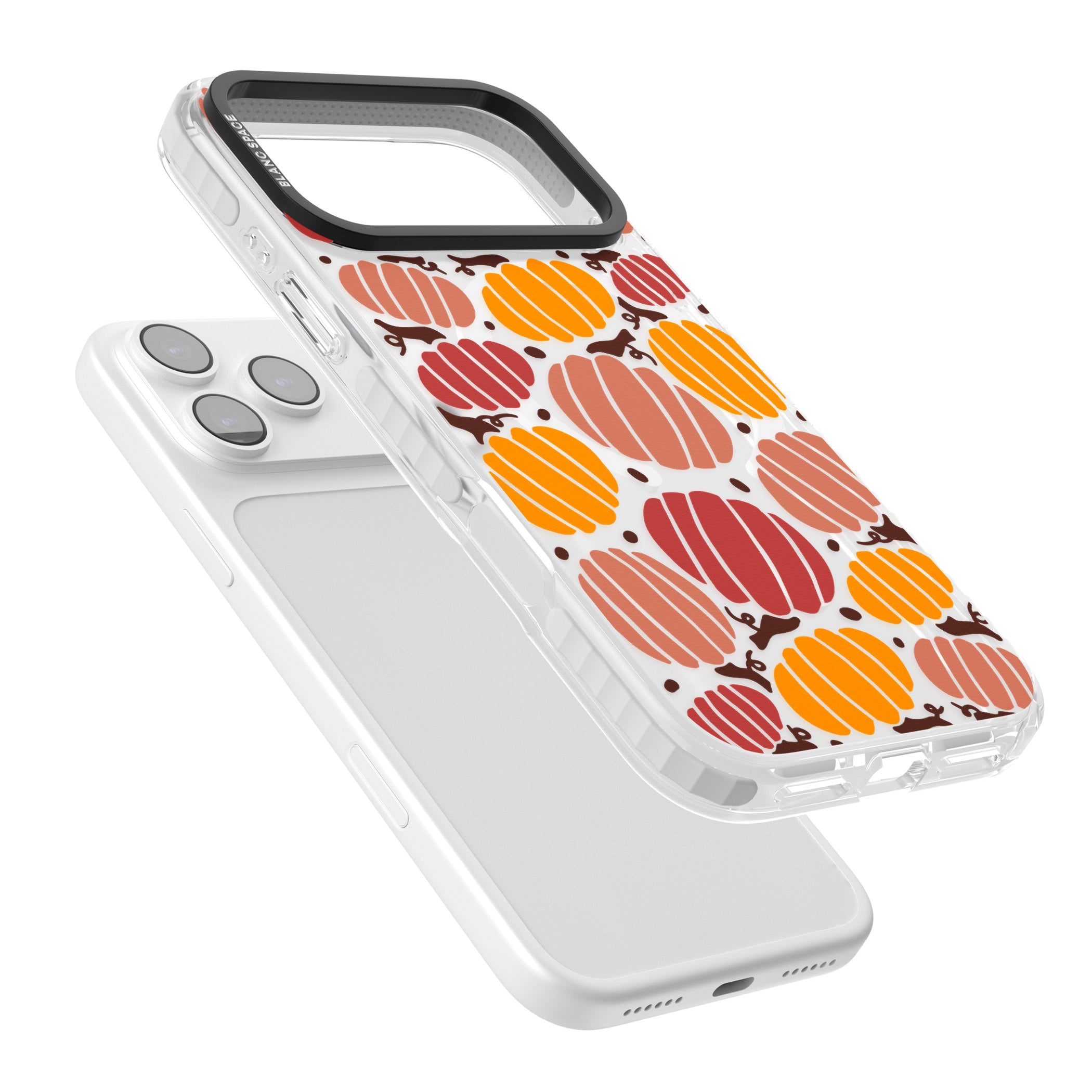 Autumn Pumpkin Patch iPhone 17 Pro Impact Pro Clear Phone Case Colours