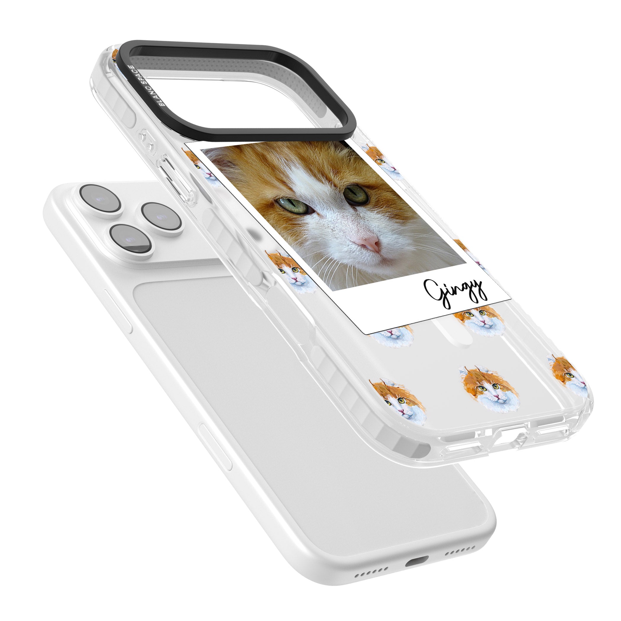 Personalised American Curl Photo iPhone 17 Pro Impact Pro Clear Phone Case Colours