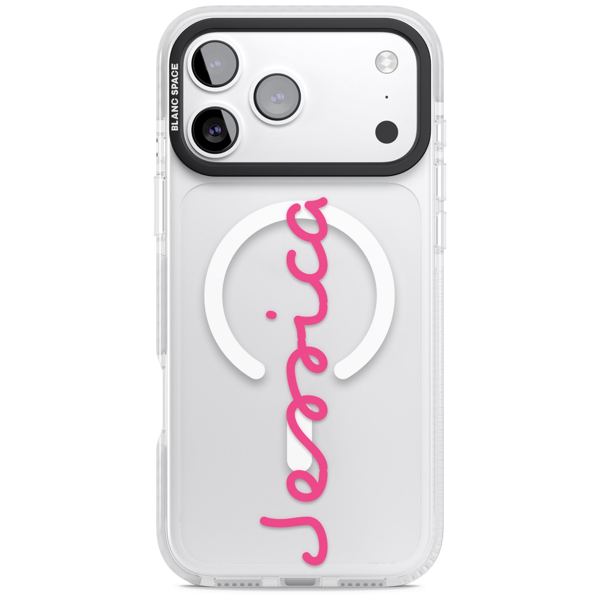 Personalised Summer Name iPhone 17 Pro Impact Pro Clear Phone Case