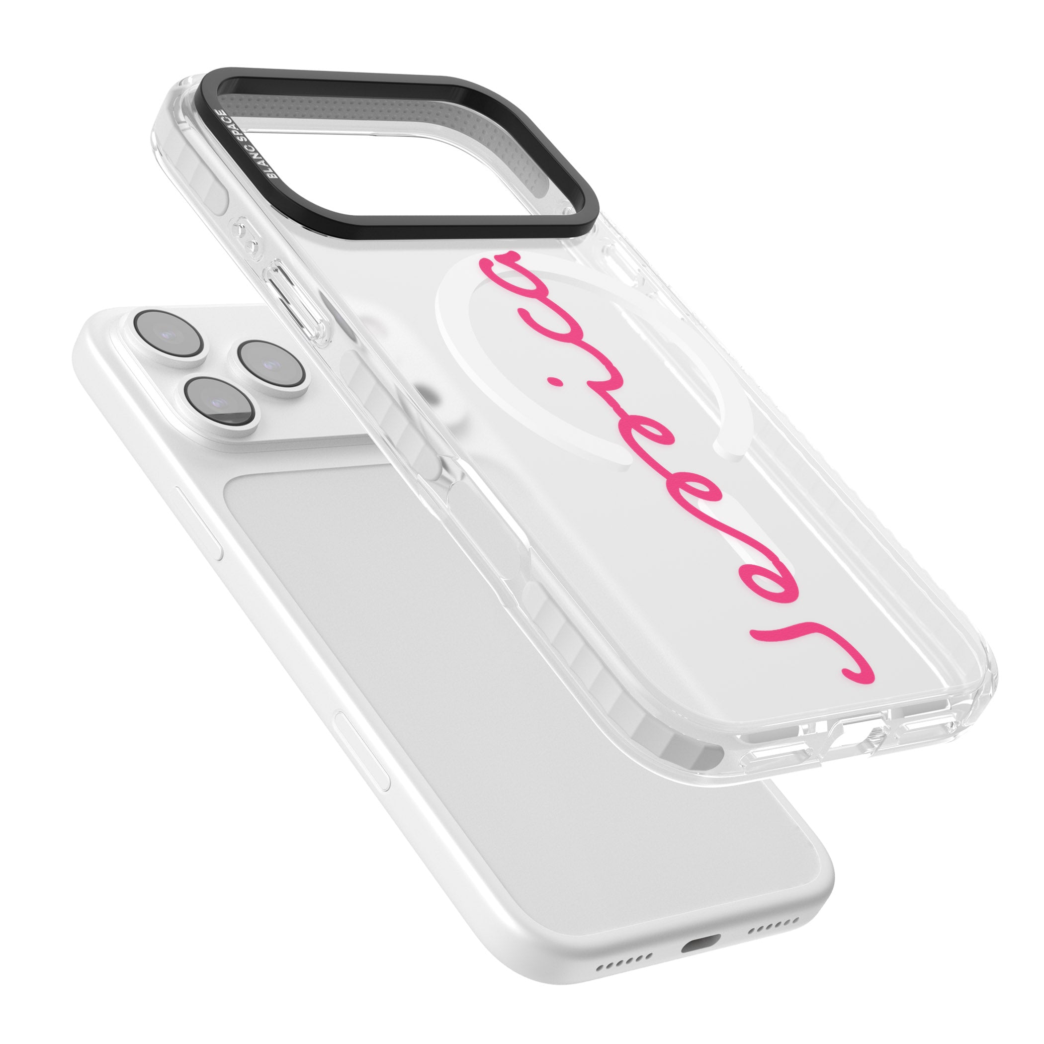 Personalised Summer Name iPhone 17 Pro Impact Pro Clear Phone Case Colours