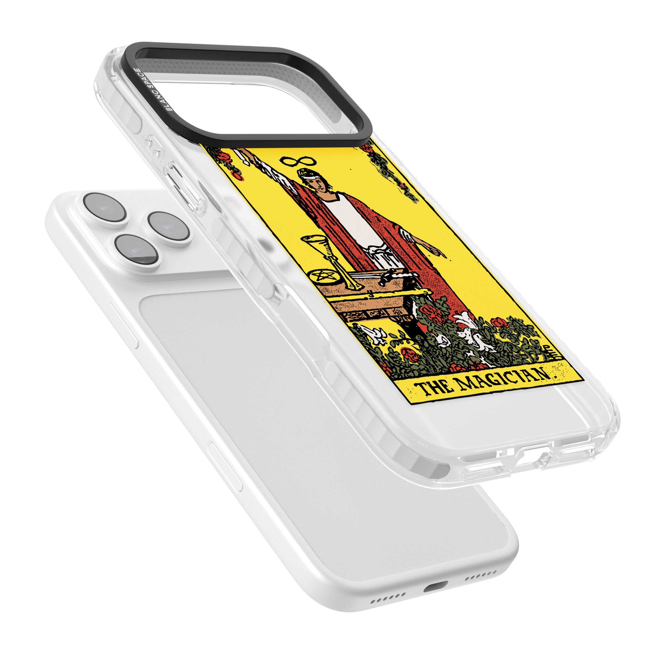Personalised The Magician Tarot Card (Color) iPhone 17 Pro Impact Pro Clear Phone Case Colours