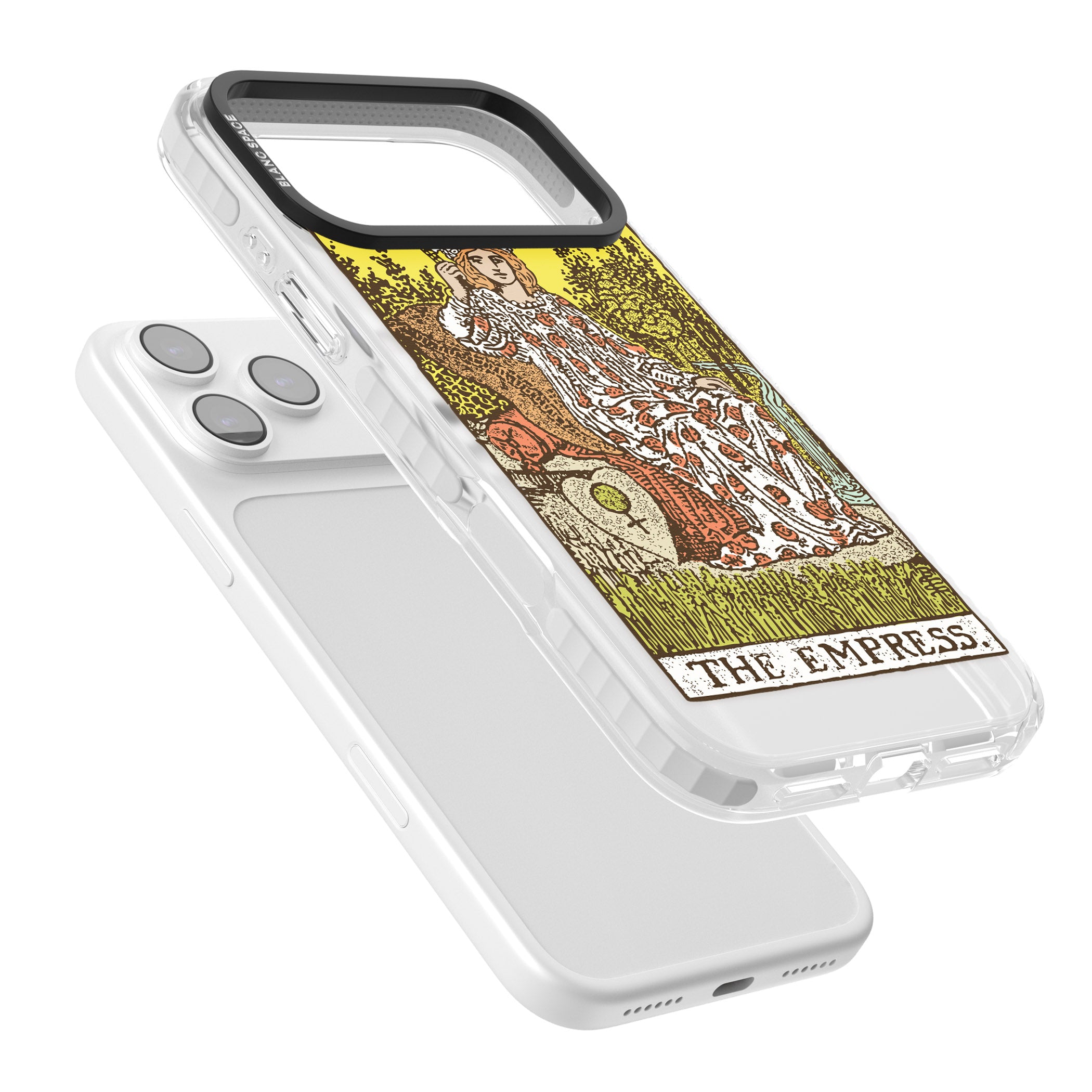 Personalised The Empress Tarot Card (Color) iPhone 17 Pro Impact Pro Clear Phone Case Colours