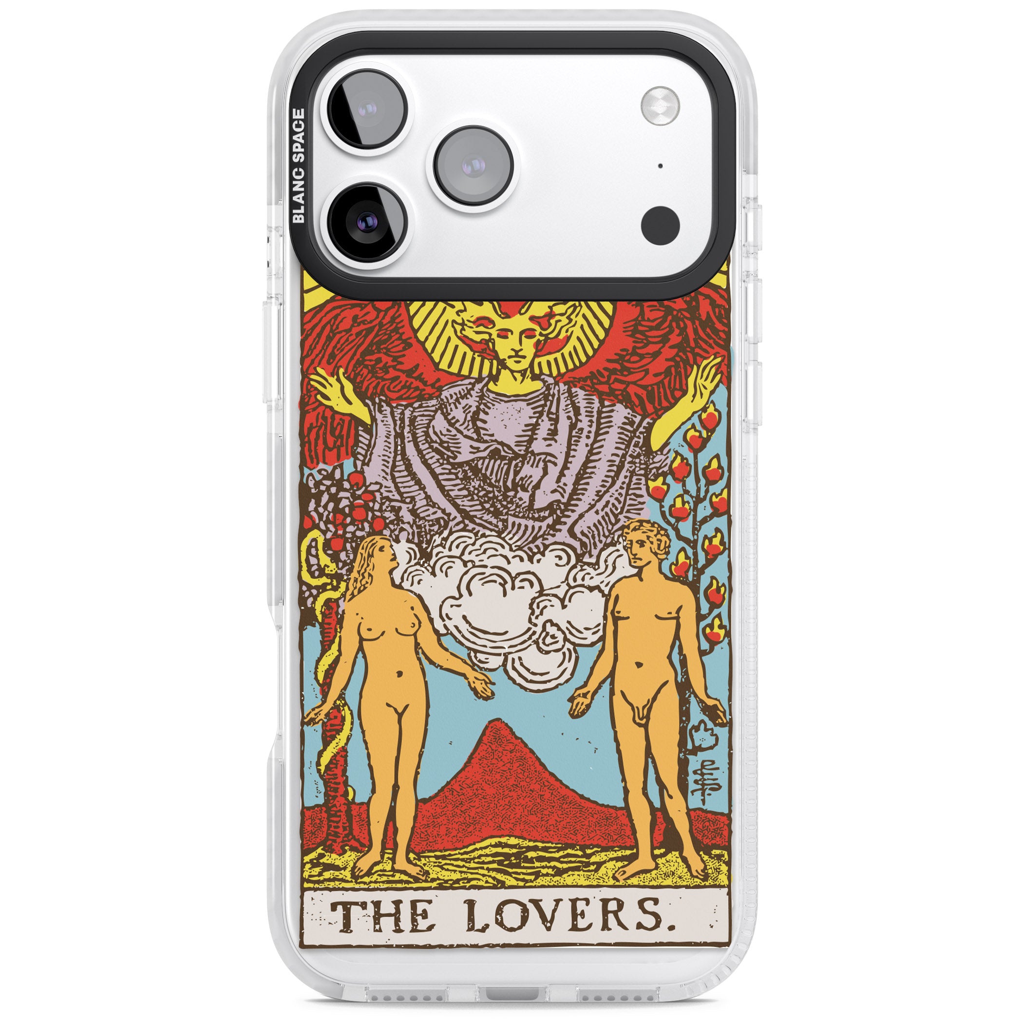 Personalised The Lovers Tarot Card (Color) iPhone 17 Pro Impact Pro Clear Phone Case