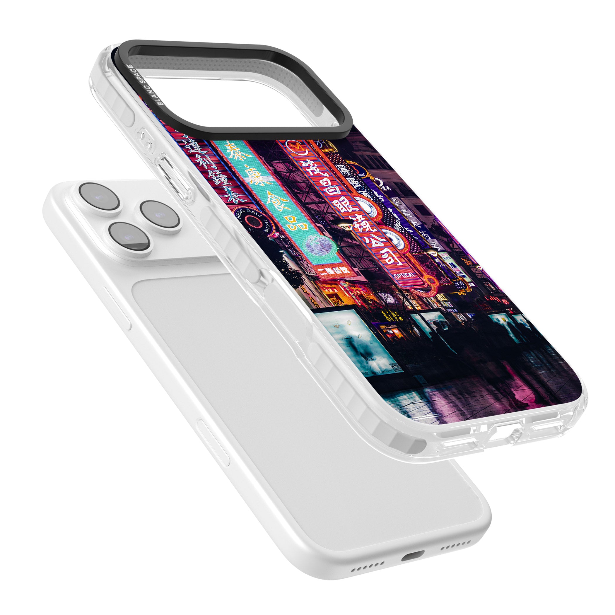 Neon Streets iPhone 17 Pro Impact Pro Clear Phone Case Colours