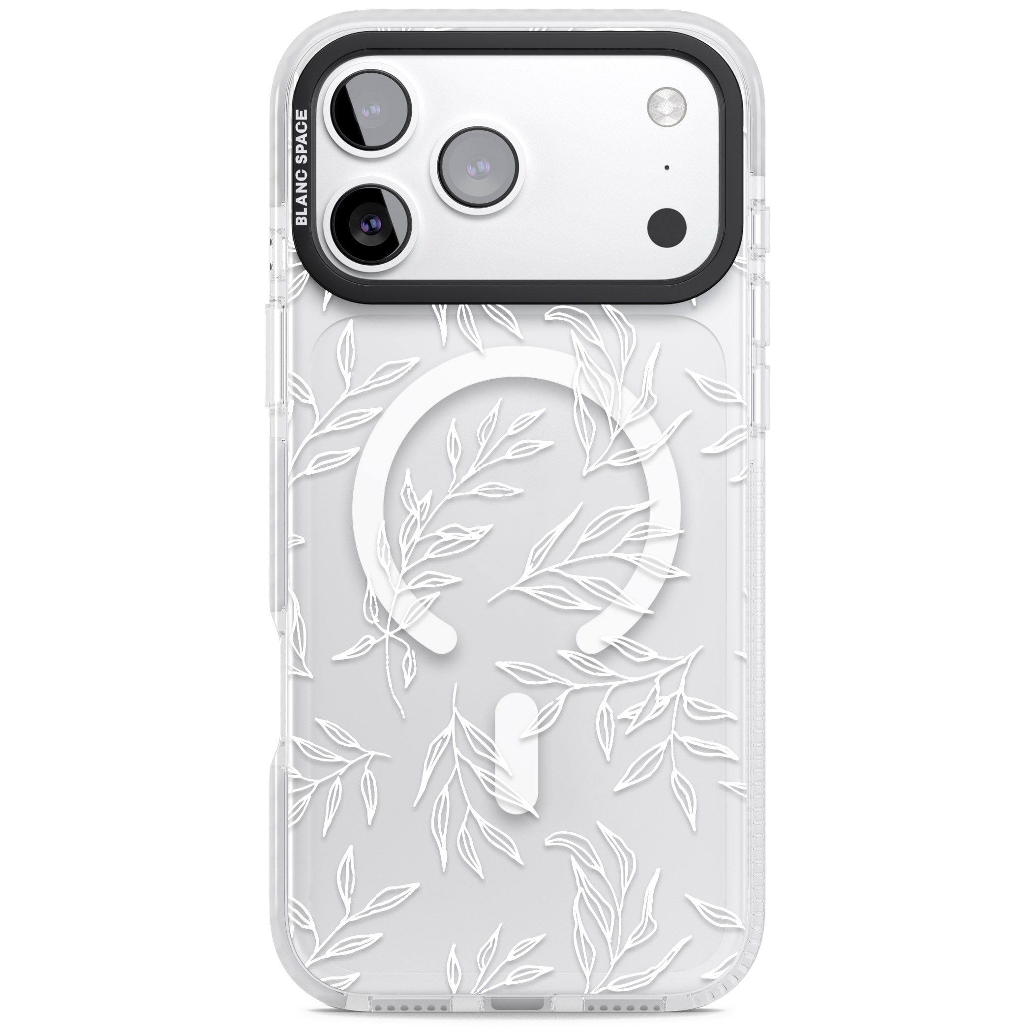 Leafy Botanical iPhone 17 Pro Impact Pro Clear Phone Case