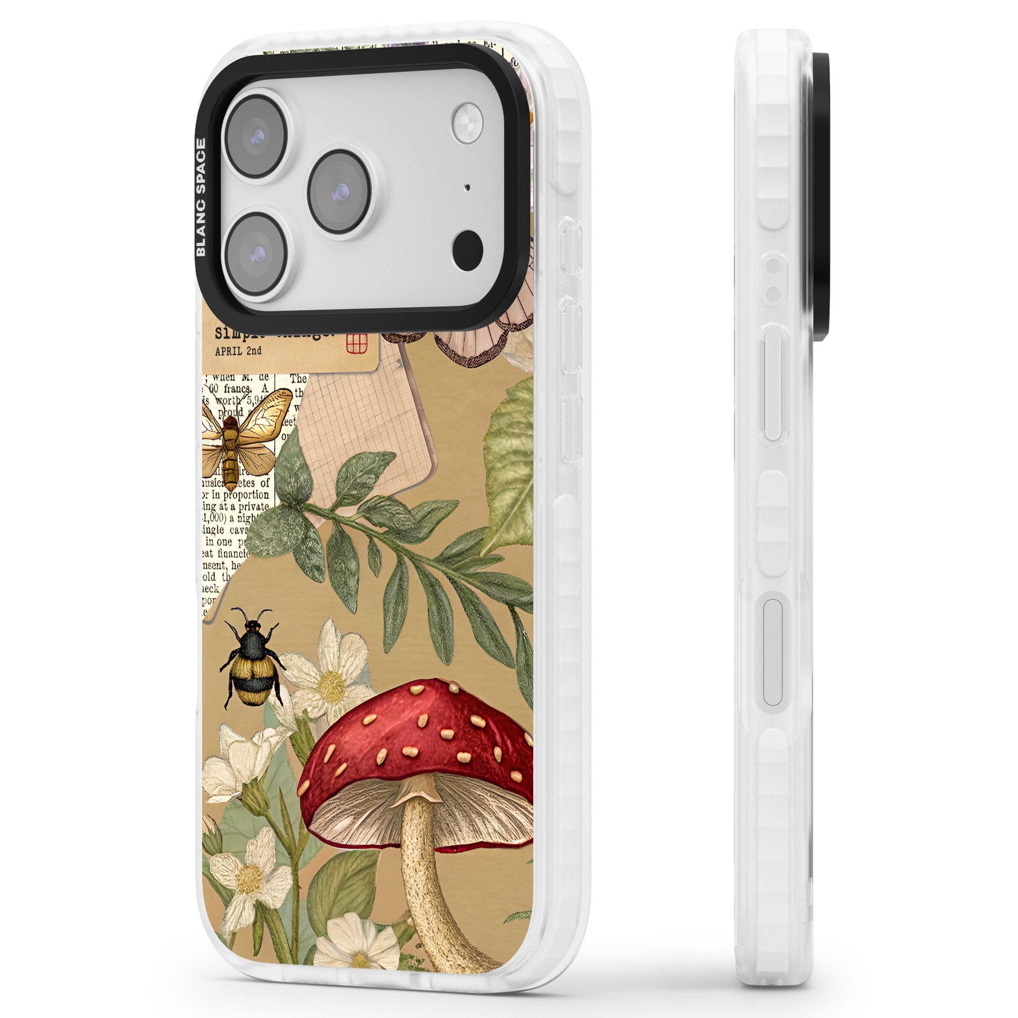 Simple Things iPhone 17 Pro Impact Pro Clear Phone Case Side Profile