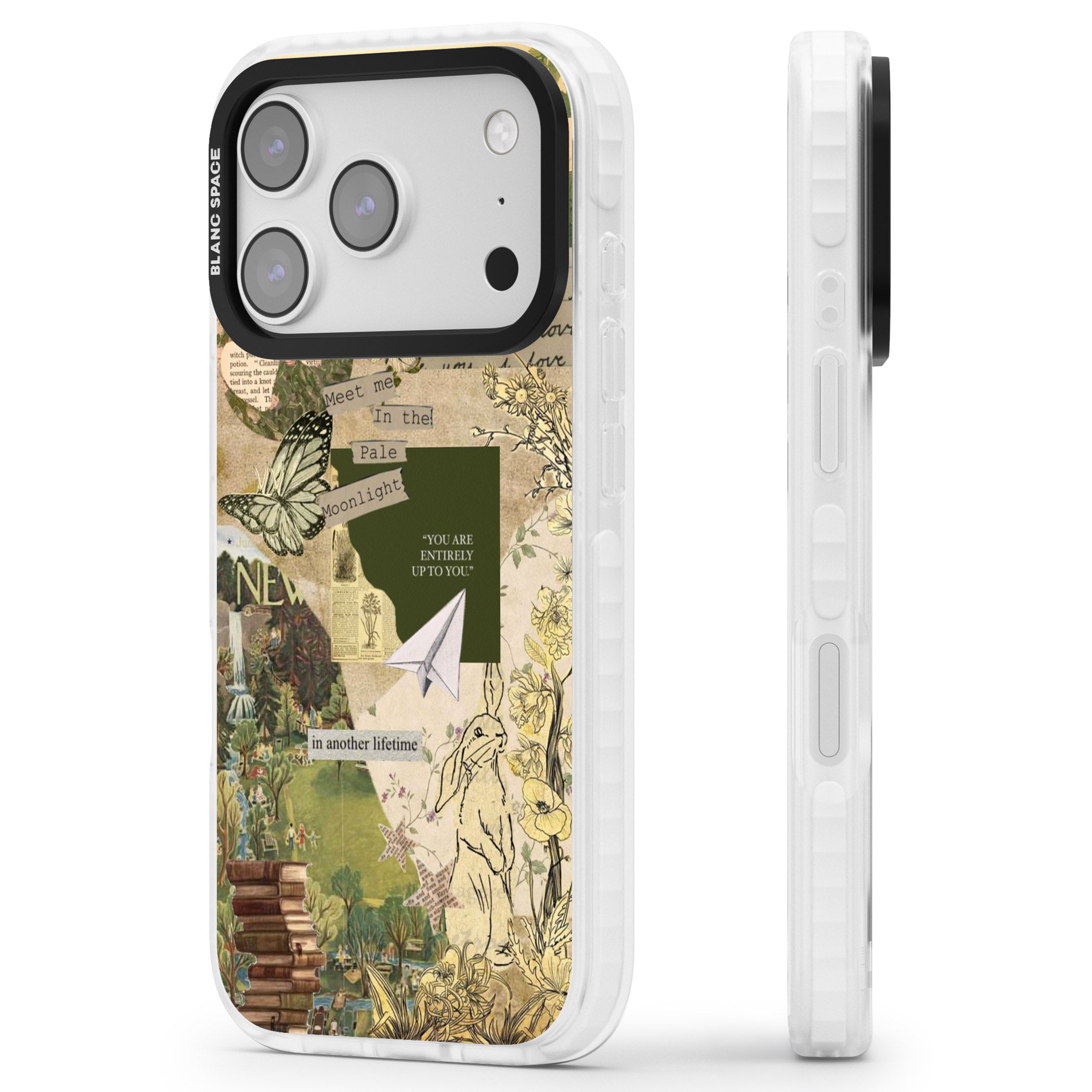Country Wonderland iPhone 17 Pro Impact Pro Clear Phone Case Side Profile