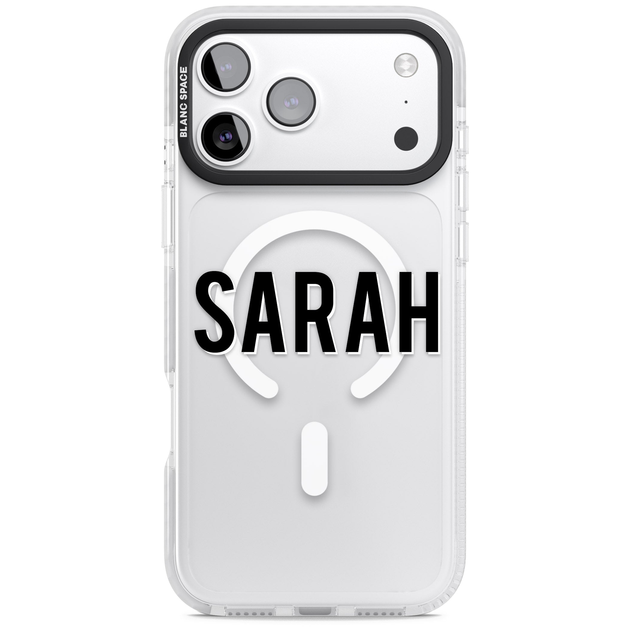 Personalised Clear Name iPhone 17 Pro Impact Pro Clear Phone Case