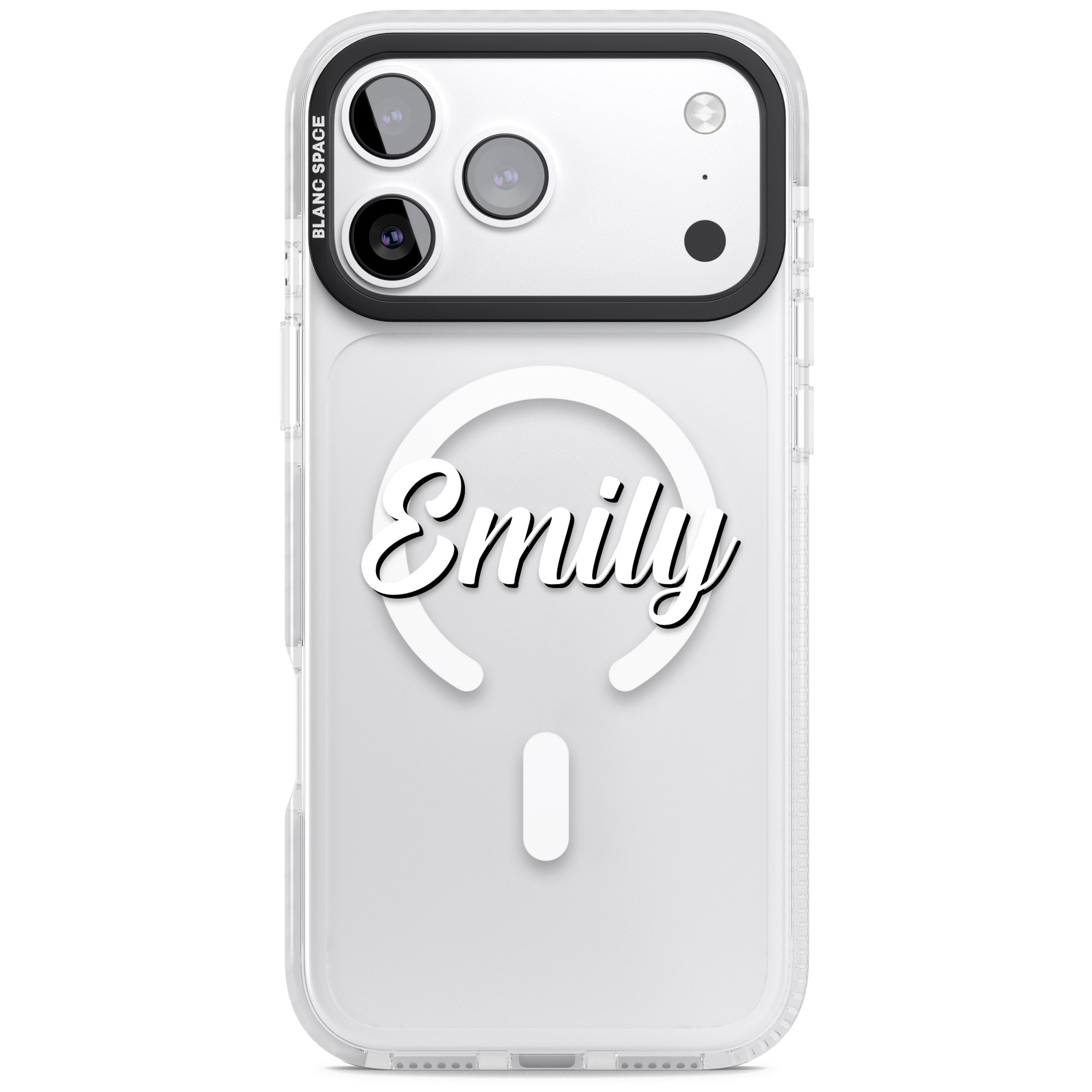 Personalised Cute Name iPhone 17 Pro Impact Pro Clear Phone Case
