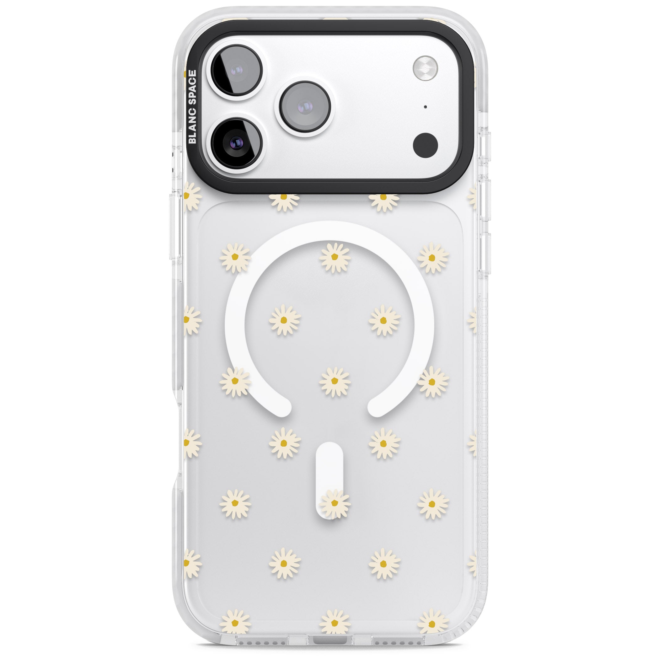 Daisy Pop Floral iPhone 17 Pro Impact Pro Clear Phone Case