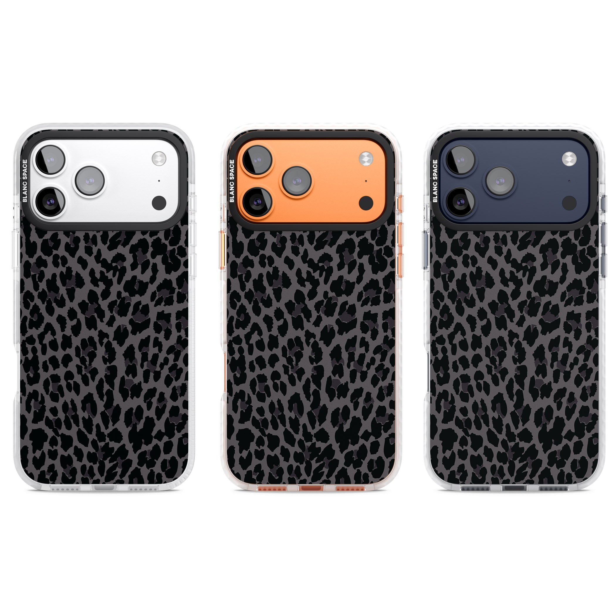 Dark Animal Print iPhone 17 Pro Impact Pro Clear Phone Case APT Impact Protection