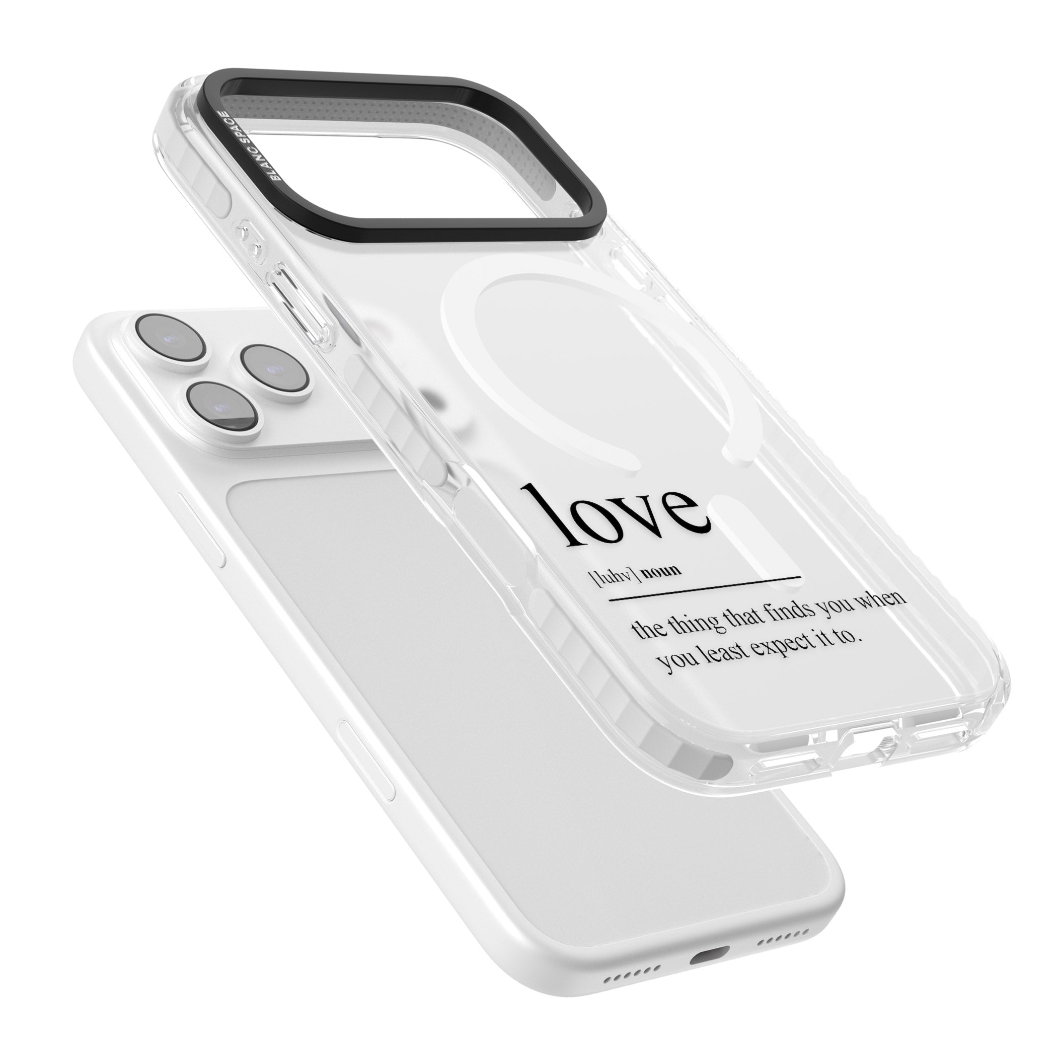 Love iPhone 17 Pro Impact Pro Clear Phone Case Colours