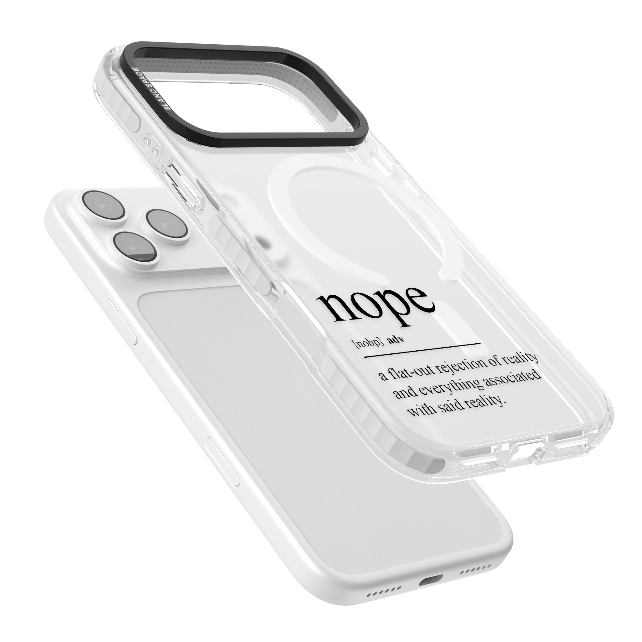 Nope iPhone 17 Pro Impact Pro Clear Phone Case Colours