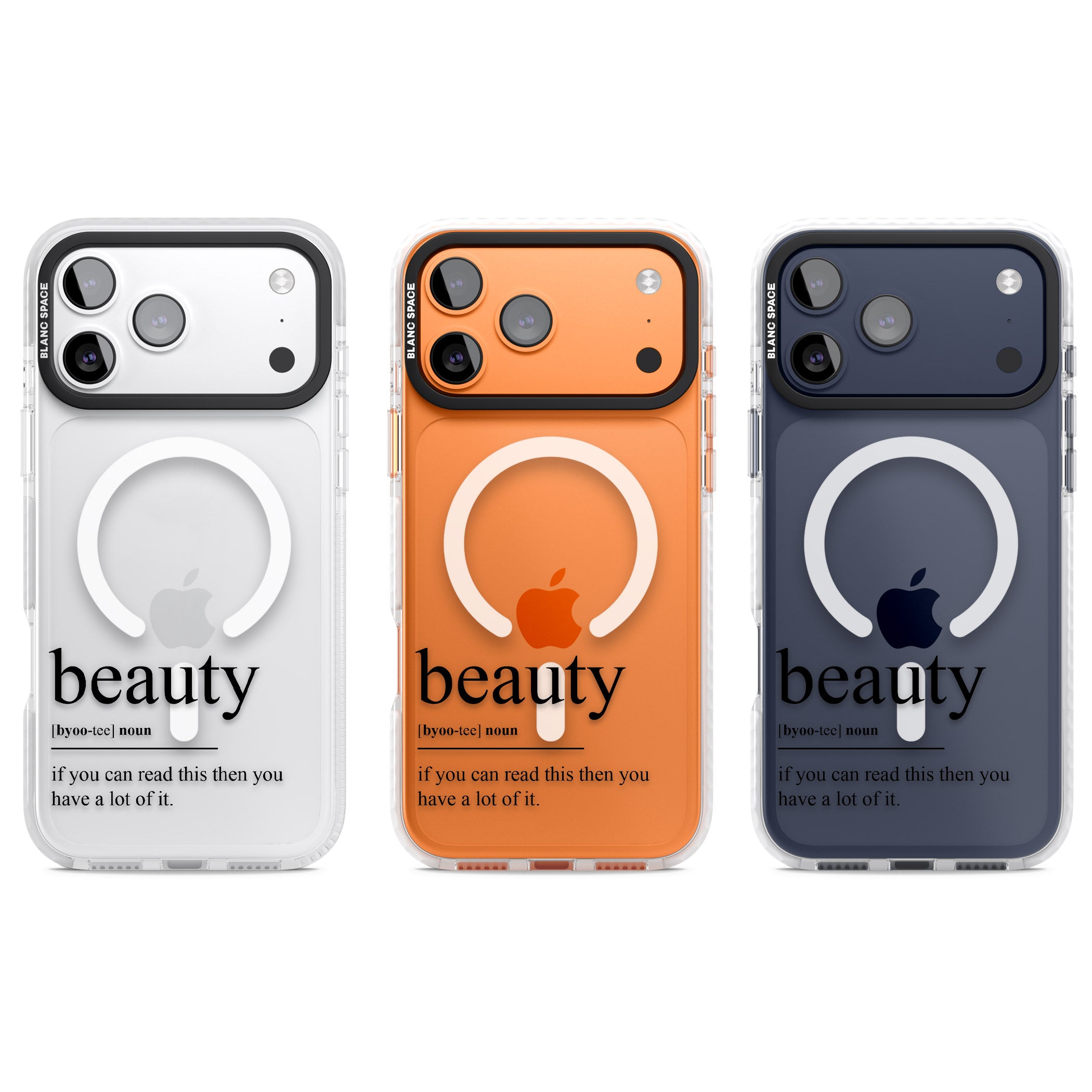 Beauty iPhone 17 Pro Impact Pro Clear Phone Case APT Impact Protection