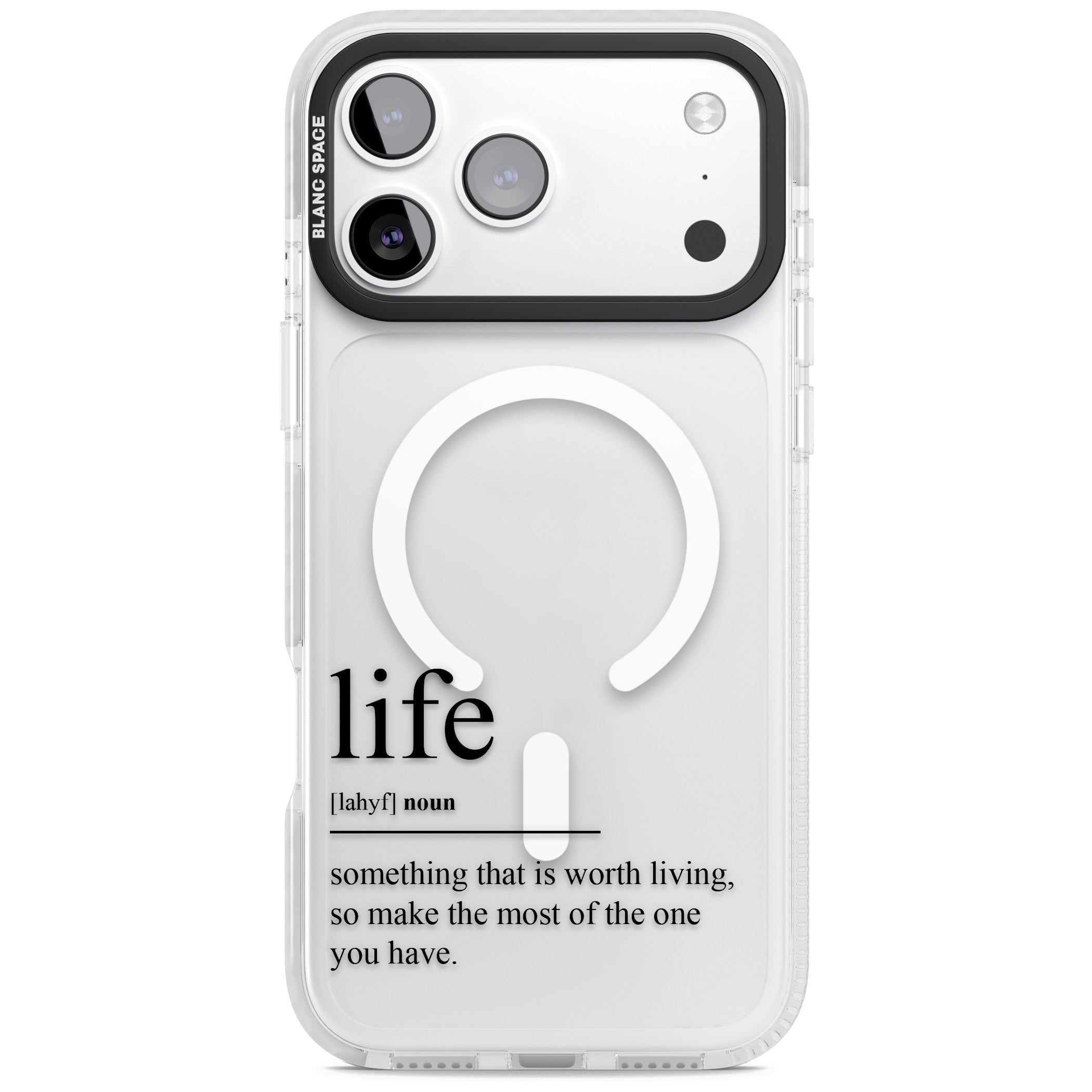 Life iPhone 17 Pro Impact Pro Clear Phone Case