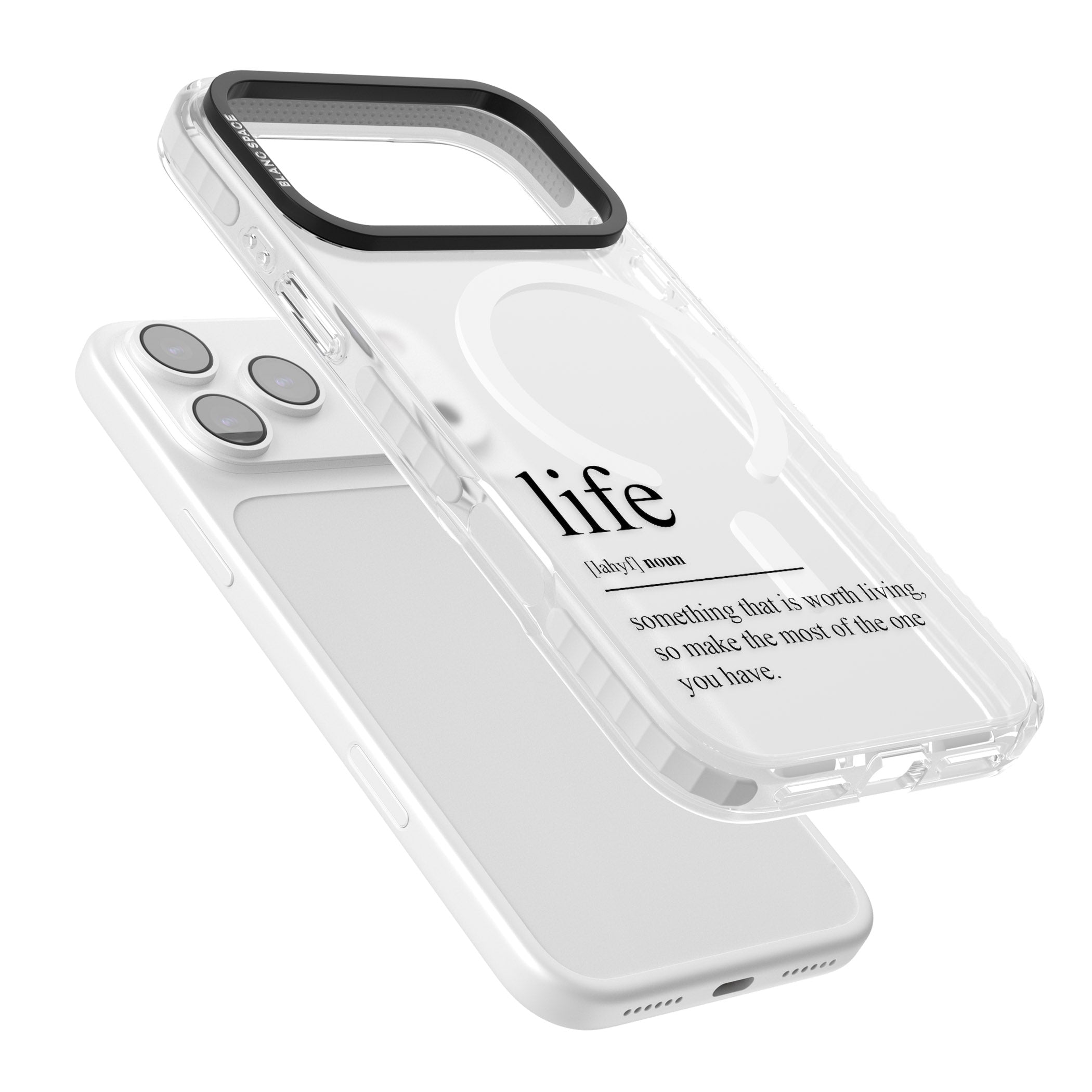 Life iPhone 17 Pro Impact Pro Clear Phone Case Colours