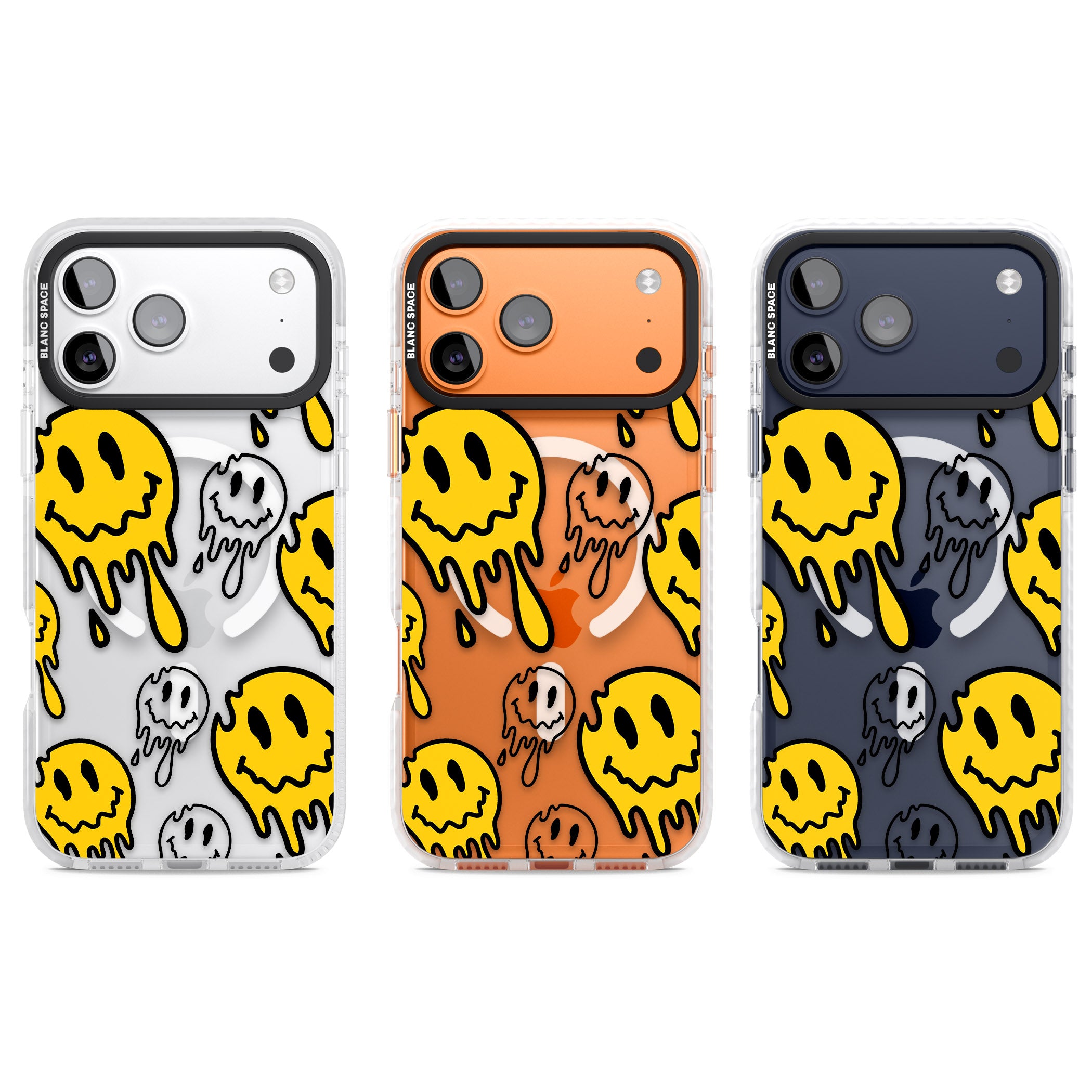 Face Melt iPhone 17 Pro Impact Pro Clear Phone Case APT Impact Protection