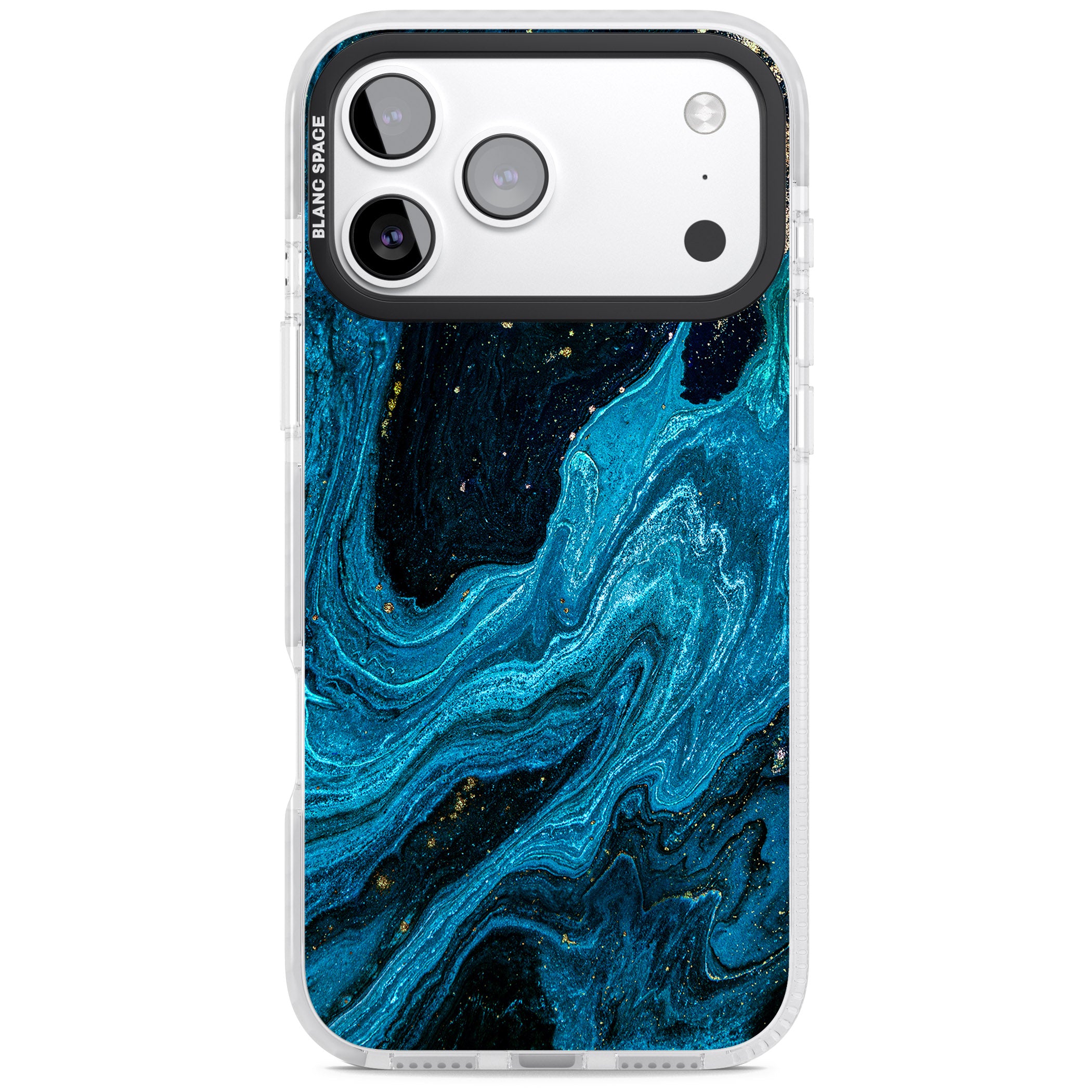 Saphire Lagoon iPhone 17 Pro Impact Pro Clear Phone Case